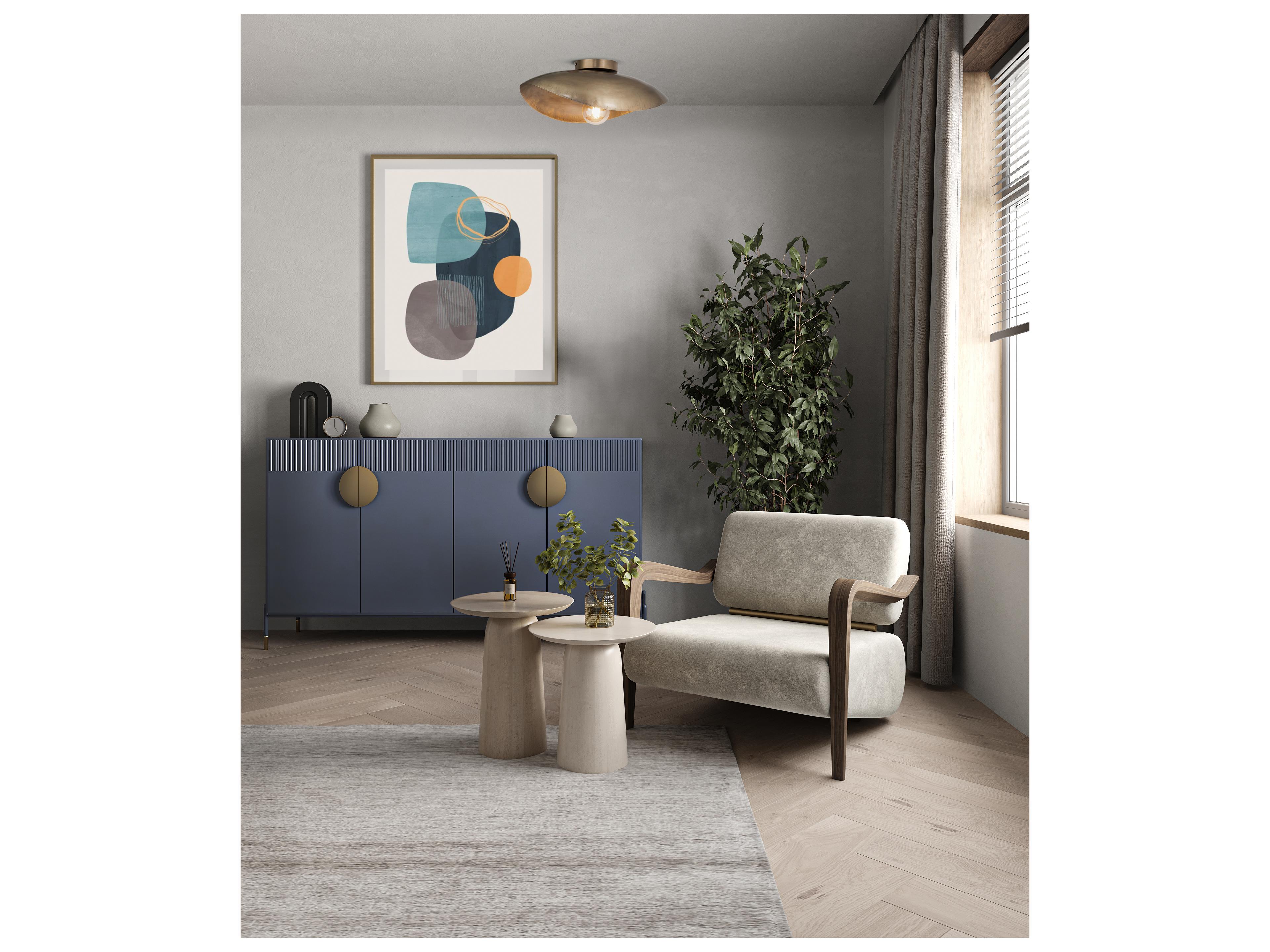 Canarm Maverick 1 -light Brass Bowl Flush Mount