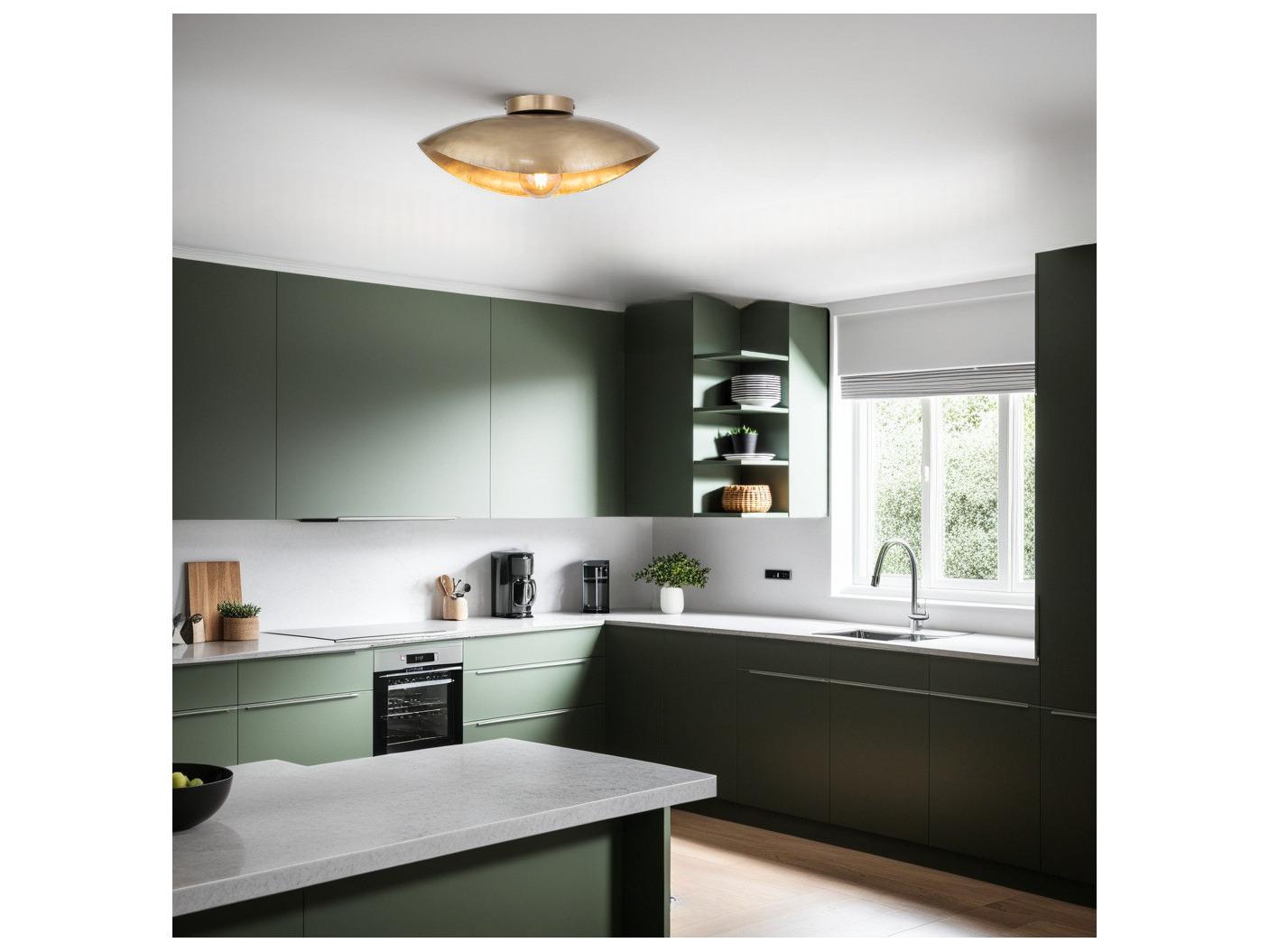 Canarm Maverick 1 -light Brass Bowl Flush Mount