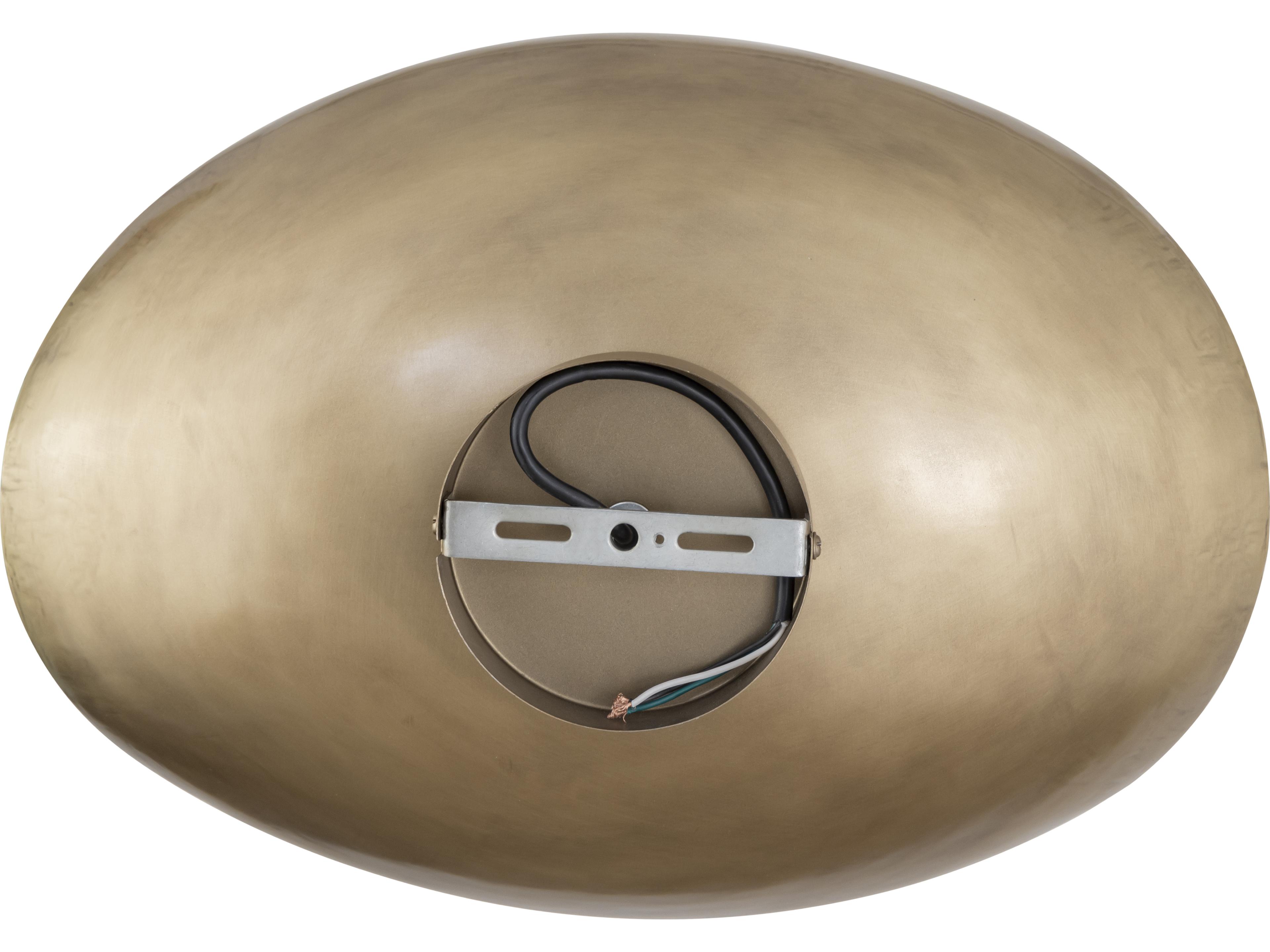 Canarm Maverick 1 -light Brass Bowl Flush Mount