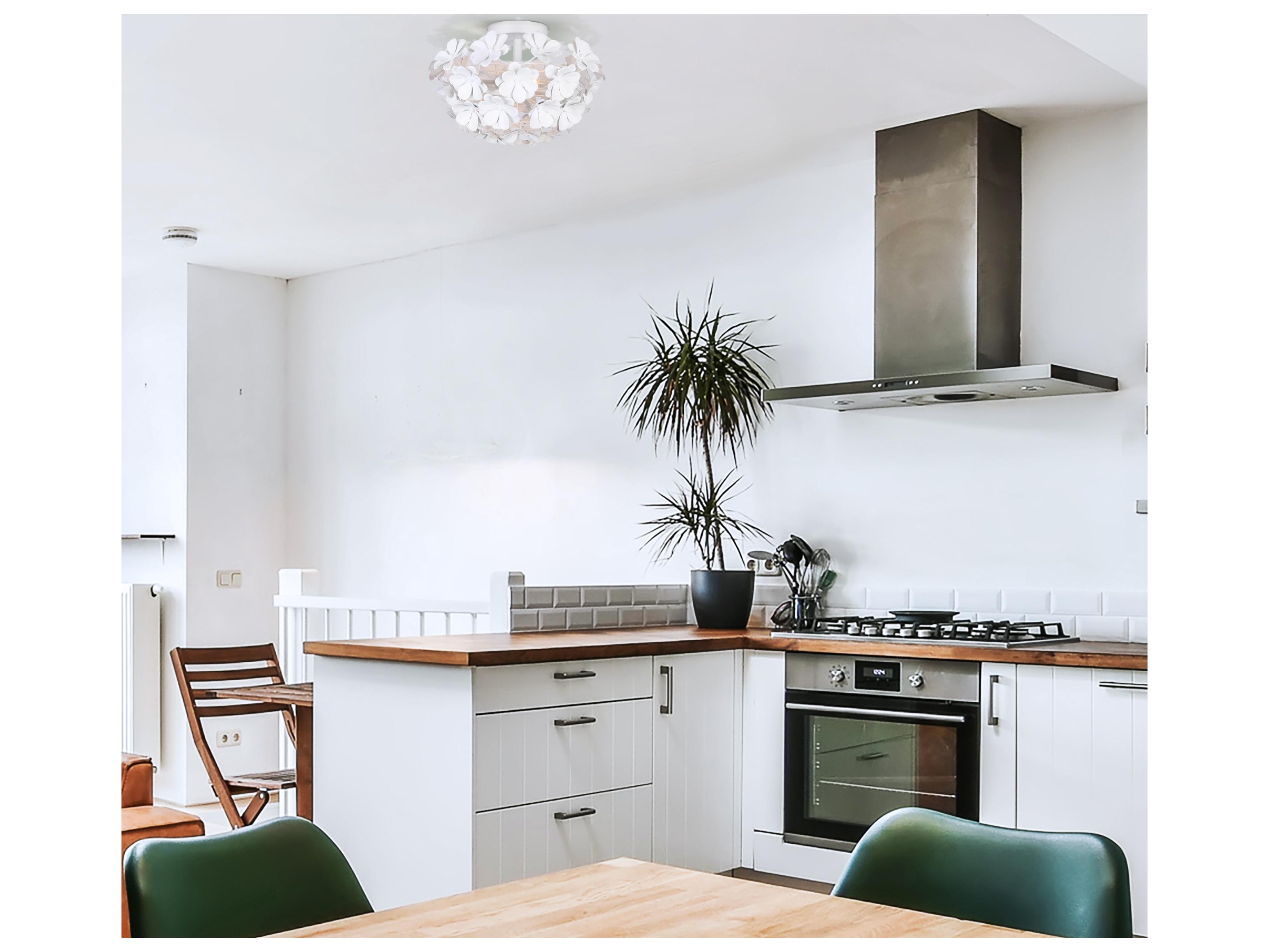 Canarm Cassia 2 -light White Flush Mount