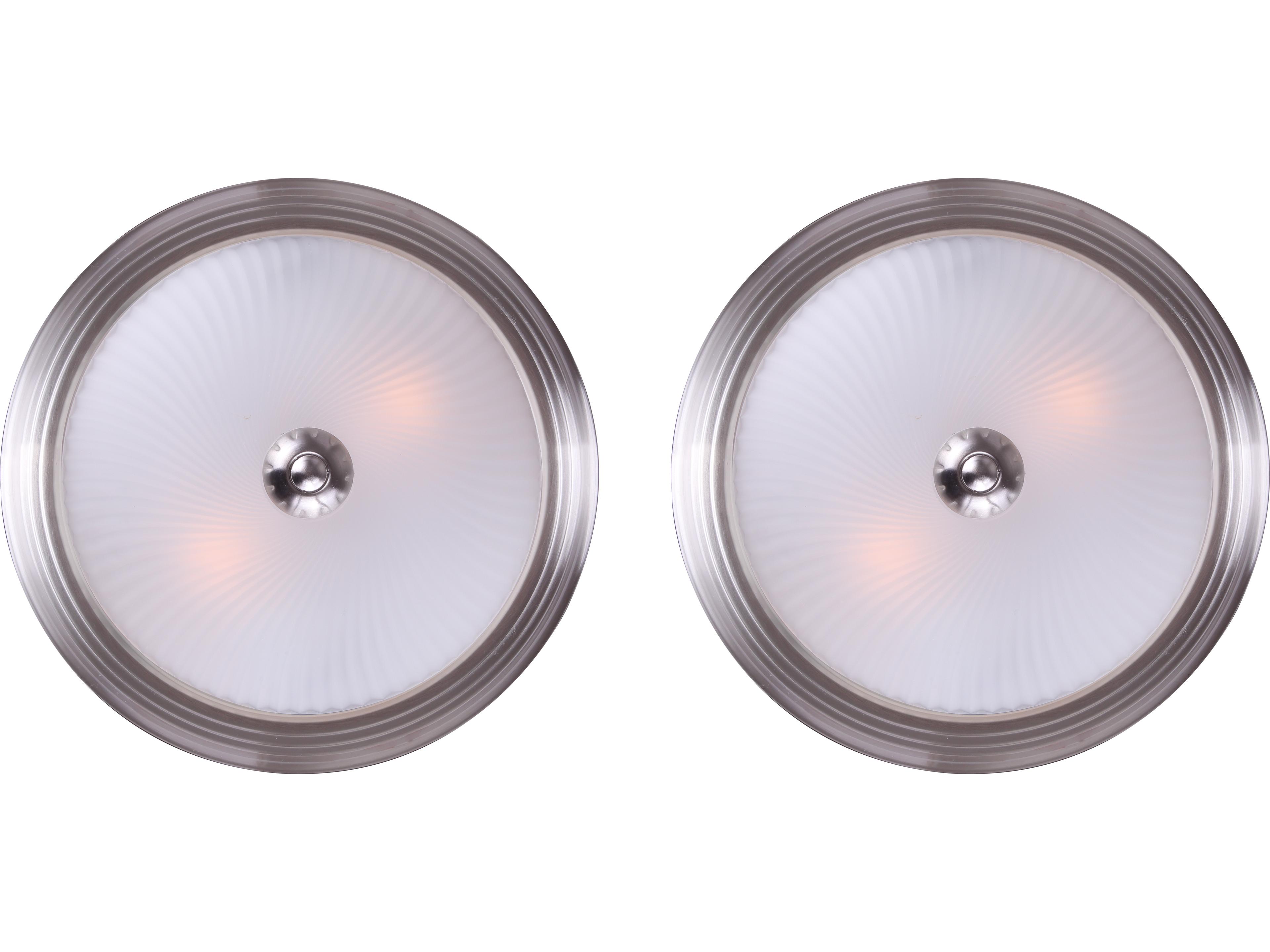 Canarm Fmount 1 -light Pewter Dome Flush Mount