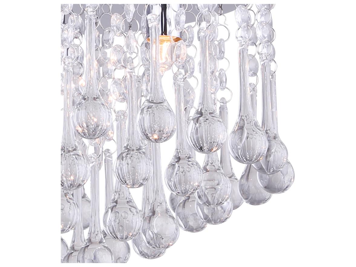 Canarm Daya 3 -light Chrome Crystal Round Flush Mount