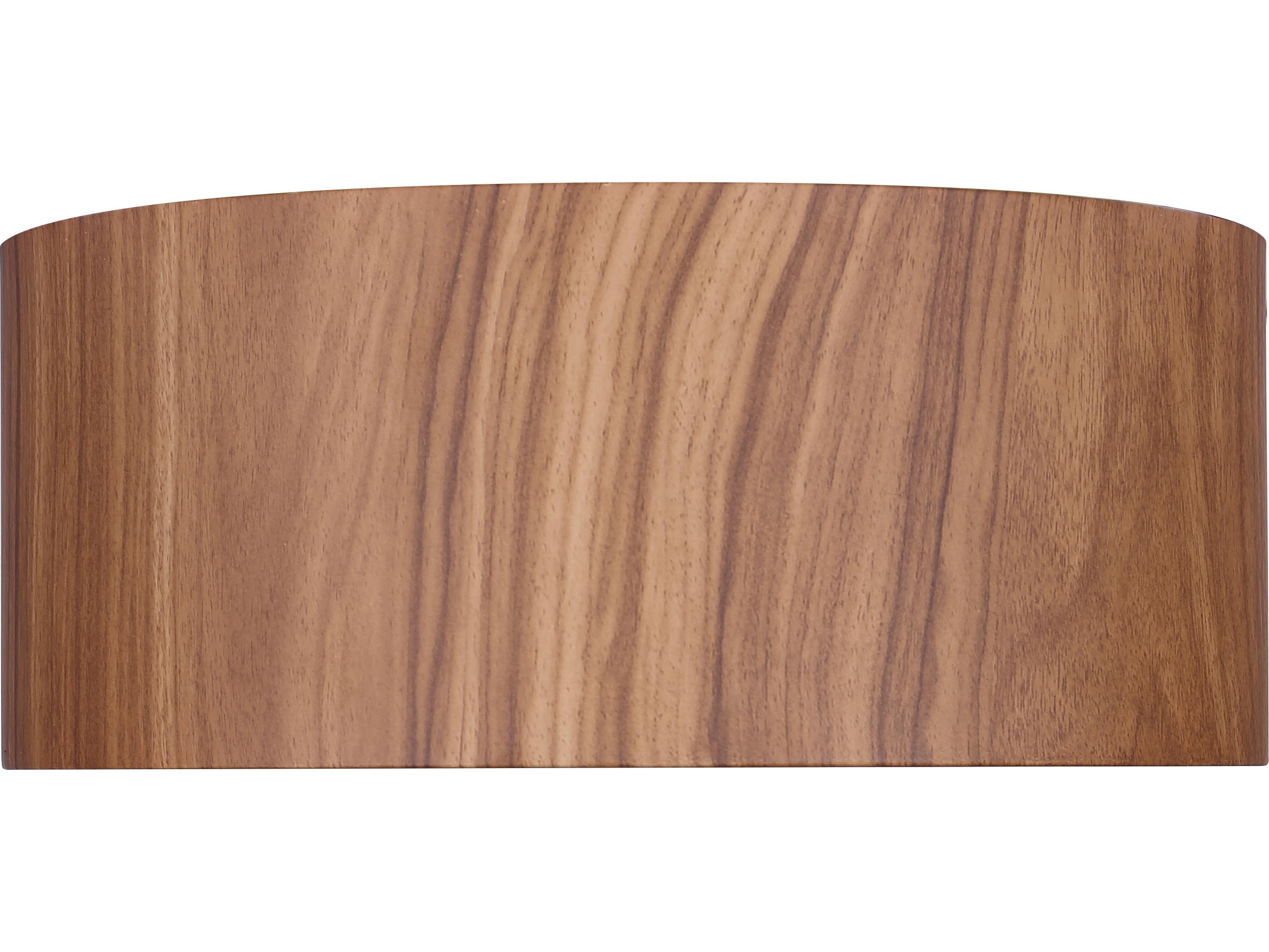 Canarm Dexter 2 -light Wood Drum Flush Mount