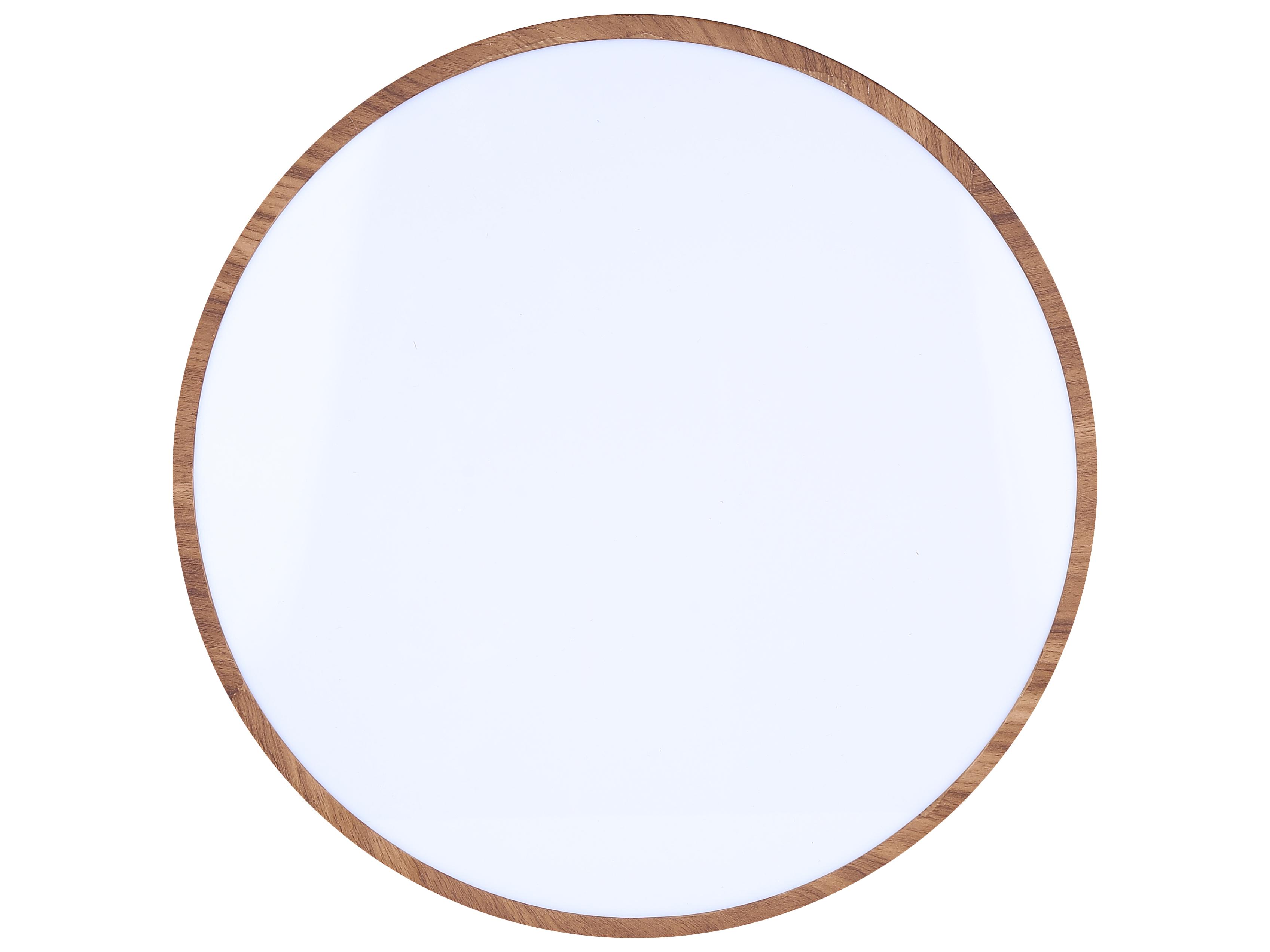 Canarm Dexter 2 -light Wood Drum Flush Mount