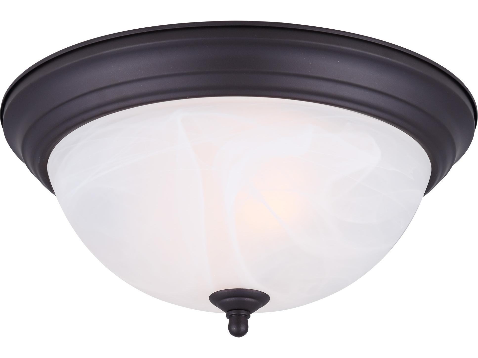 Canarm Fmount 2 -light Bronze Dome Flush Mount