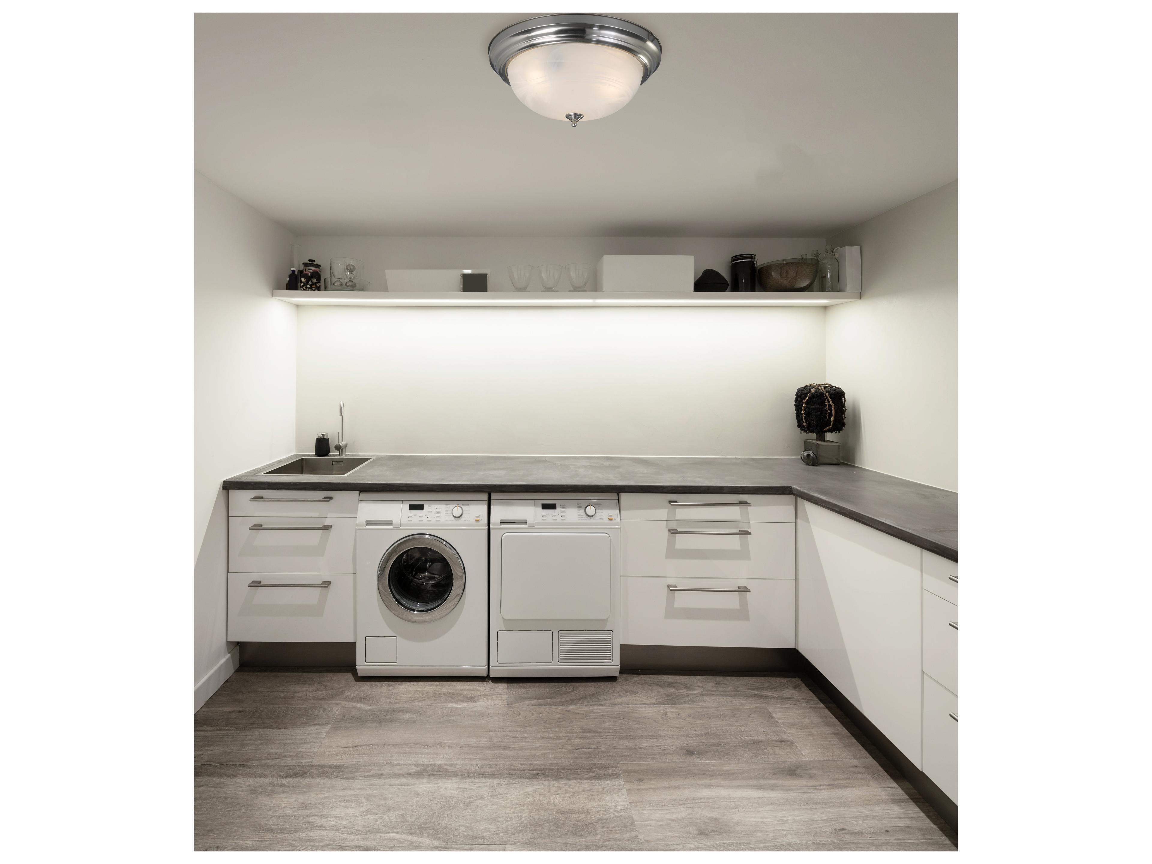 Canarm Fmount 2 -light Nickel Dome Flush Mount