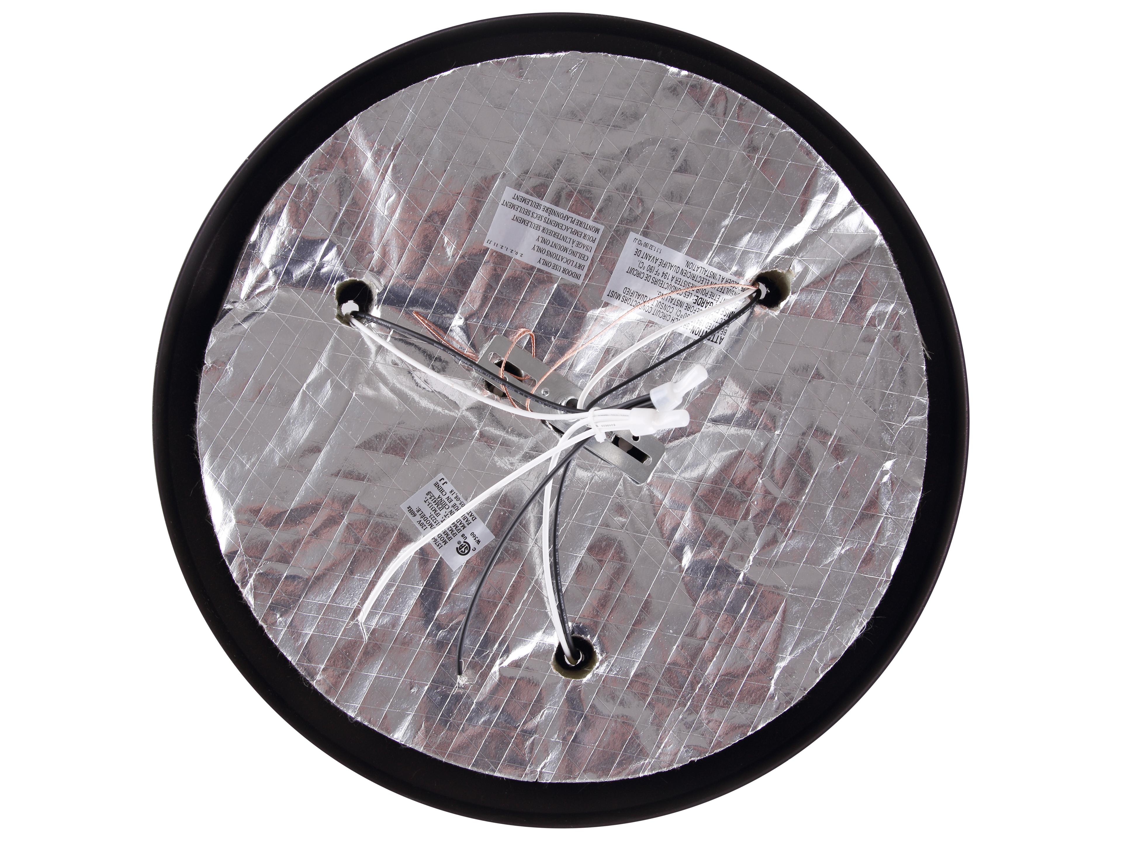 Canarm Fmount 3 -light Bronze Dome Flush Mount