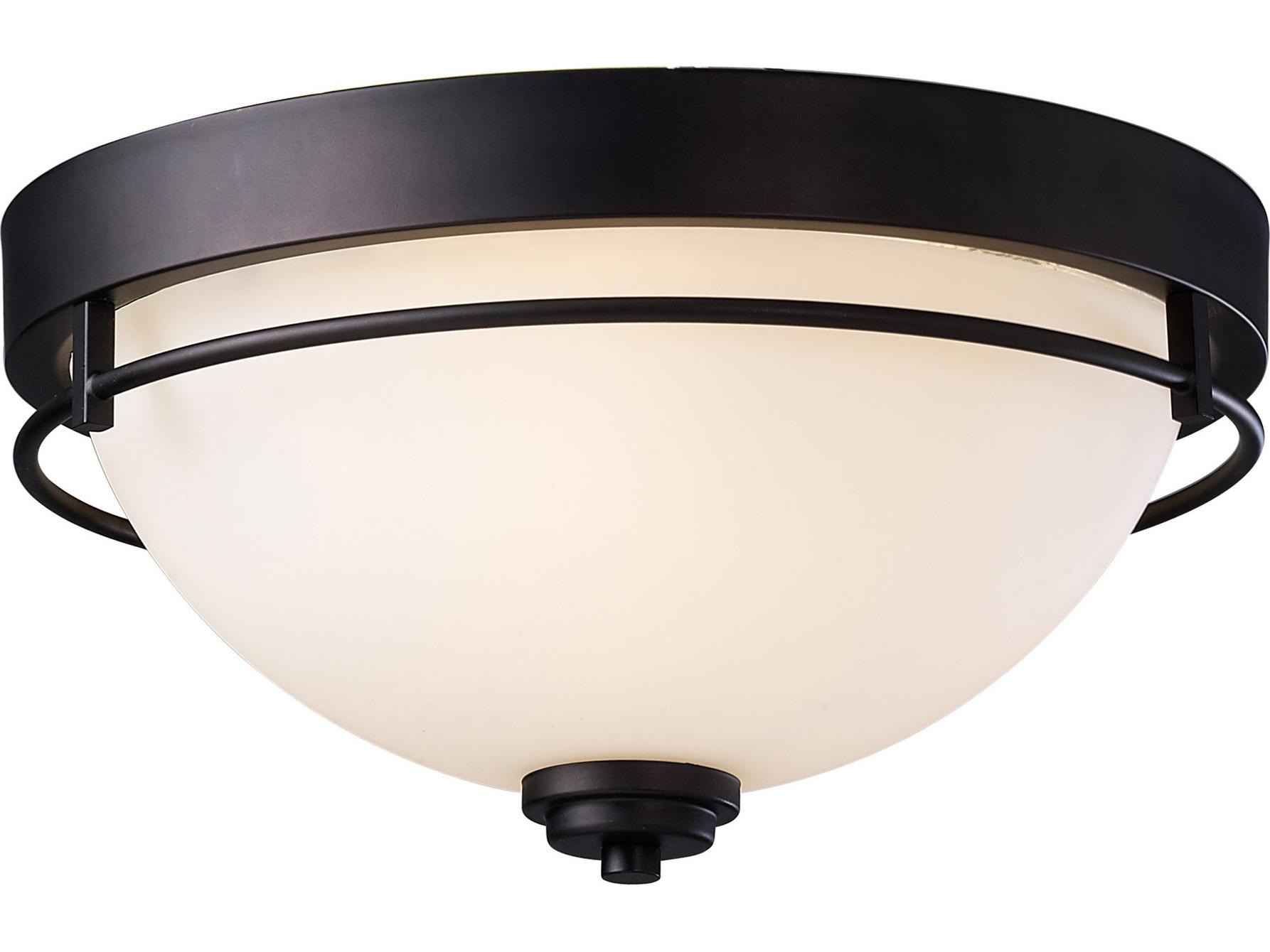 Canarm Somerset 3 -light Bronze Dome Flush Mount