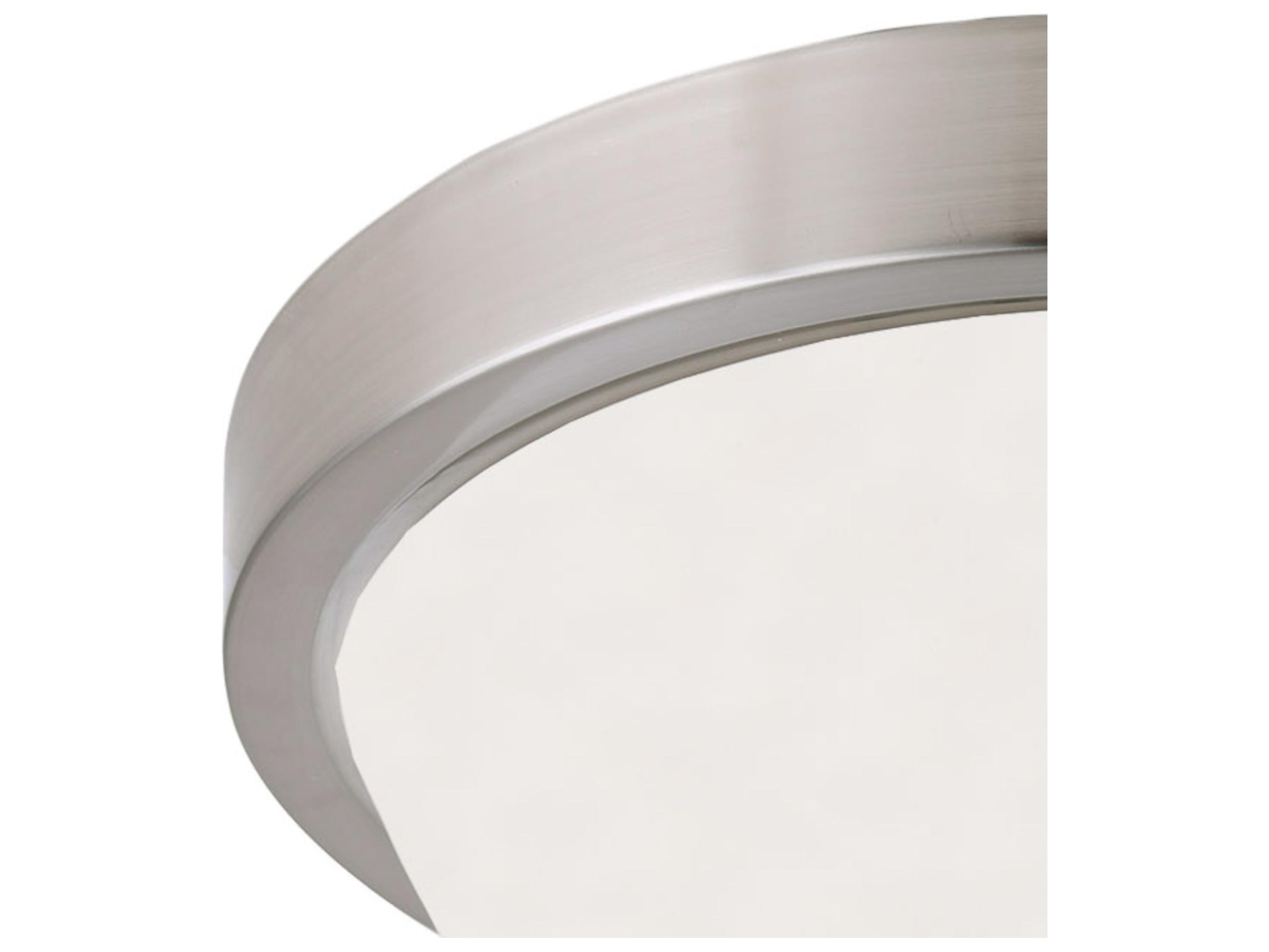 Canarm River 2 -light Nickel Dome Flush Mount