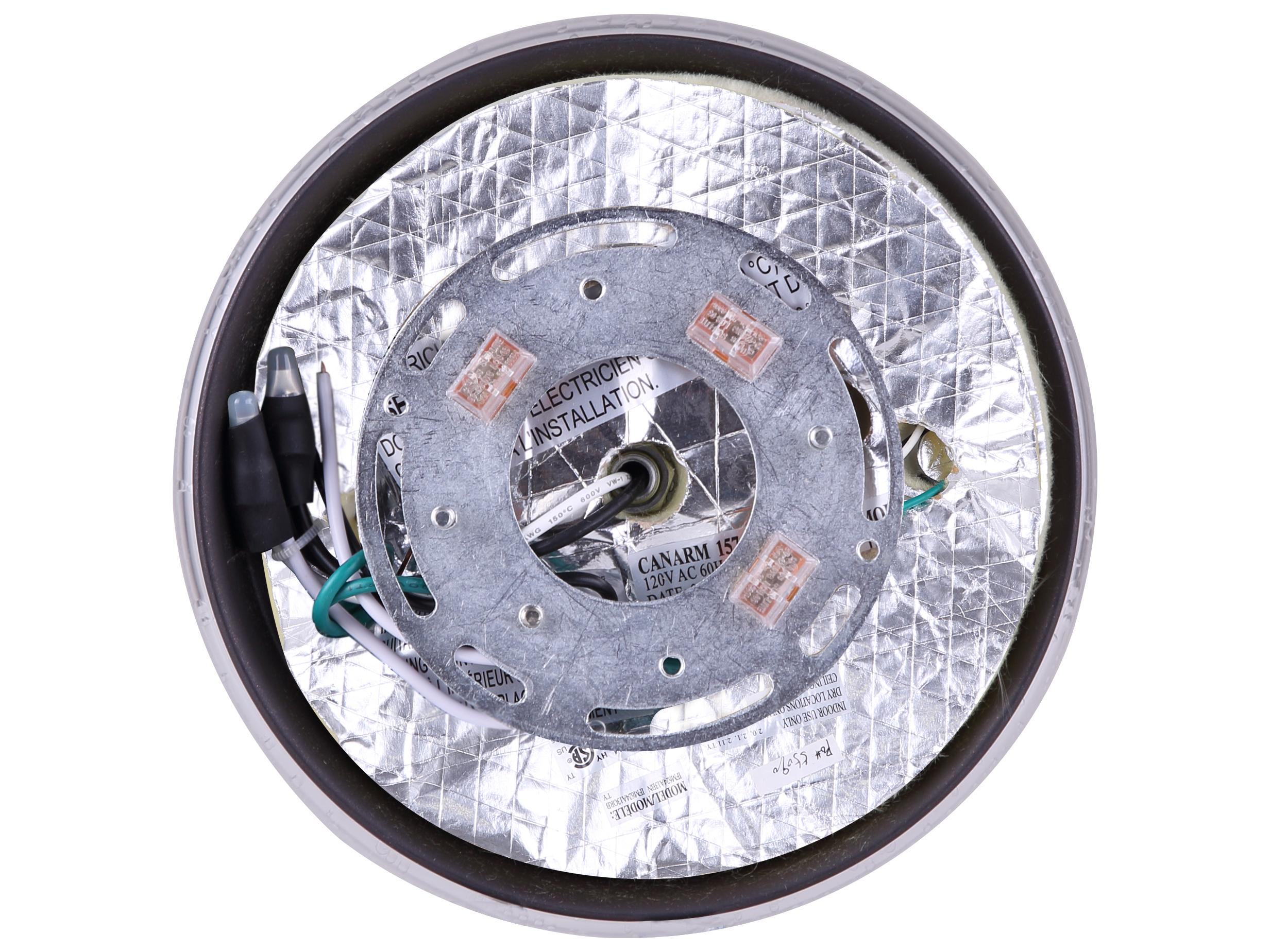 Canarm Mill 1 -light Bronze Drum Flush Mount