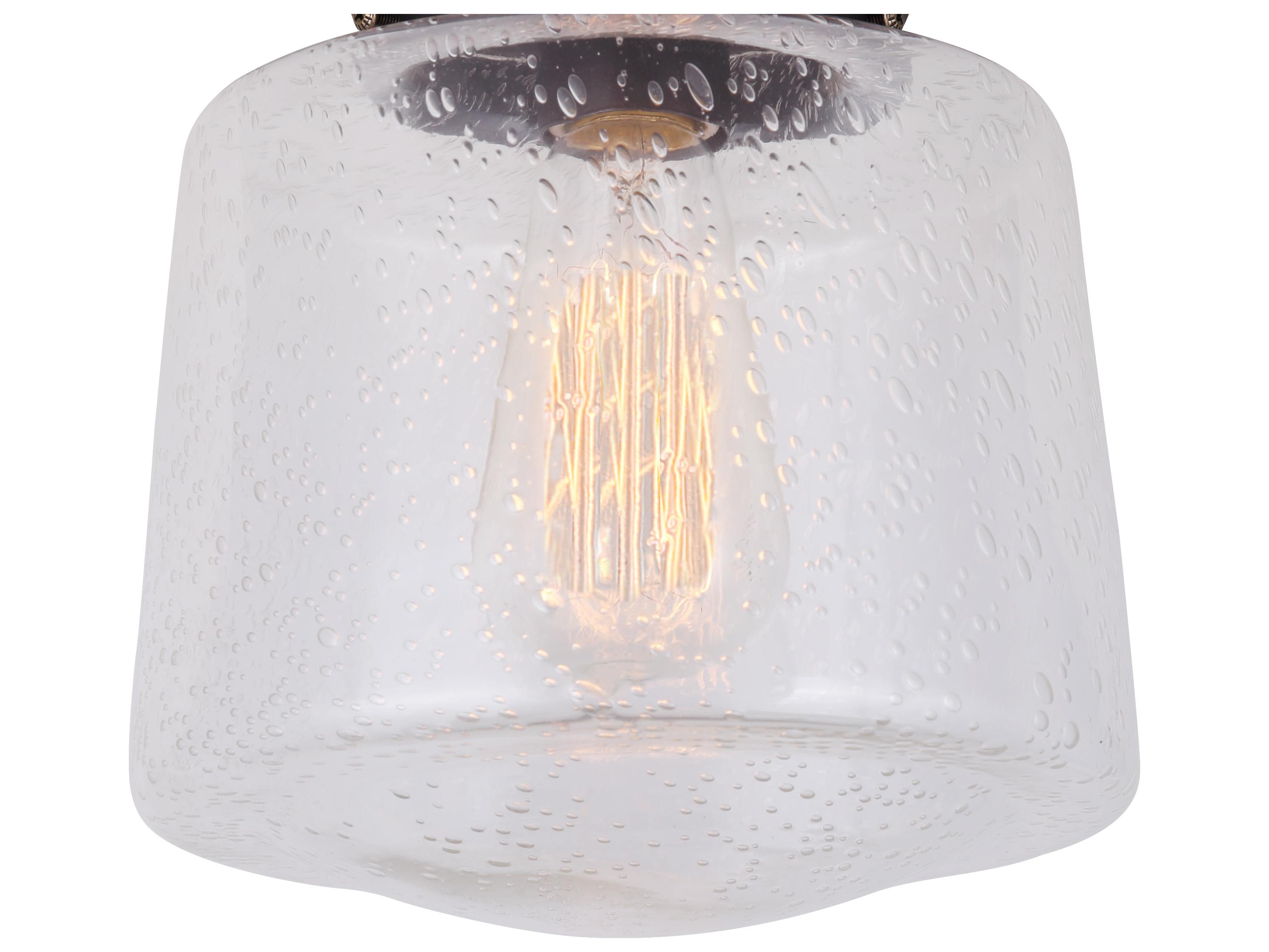 Canarm Mill 1 -light Bronze Drum Flush Mount