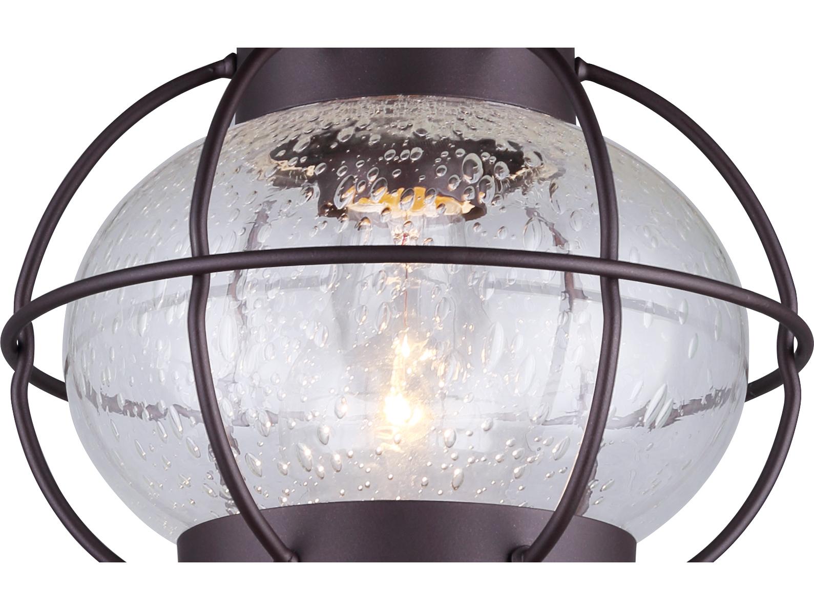 Canarm Potter 1 -light Bronze Traditional Lantern Flush Mount