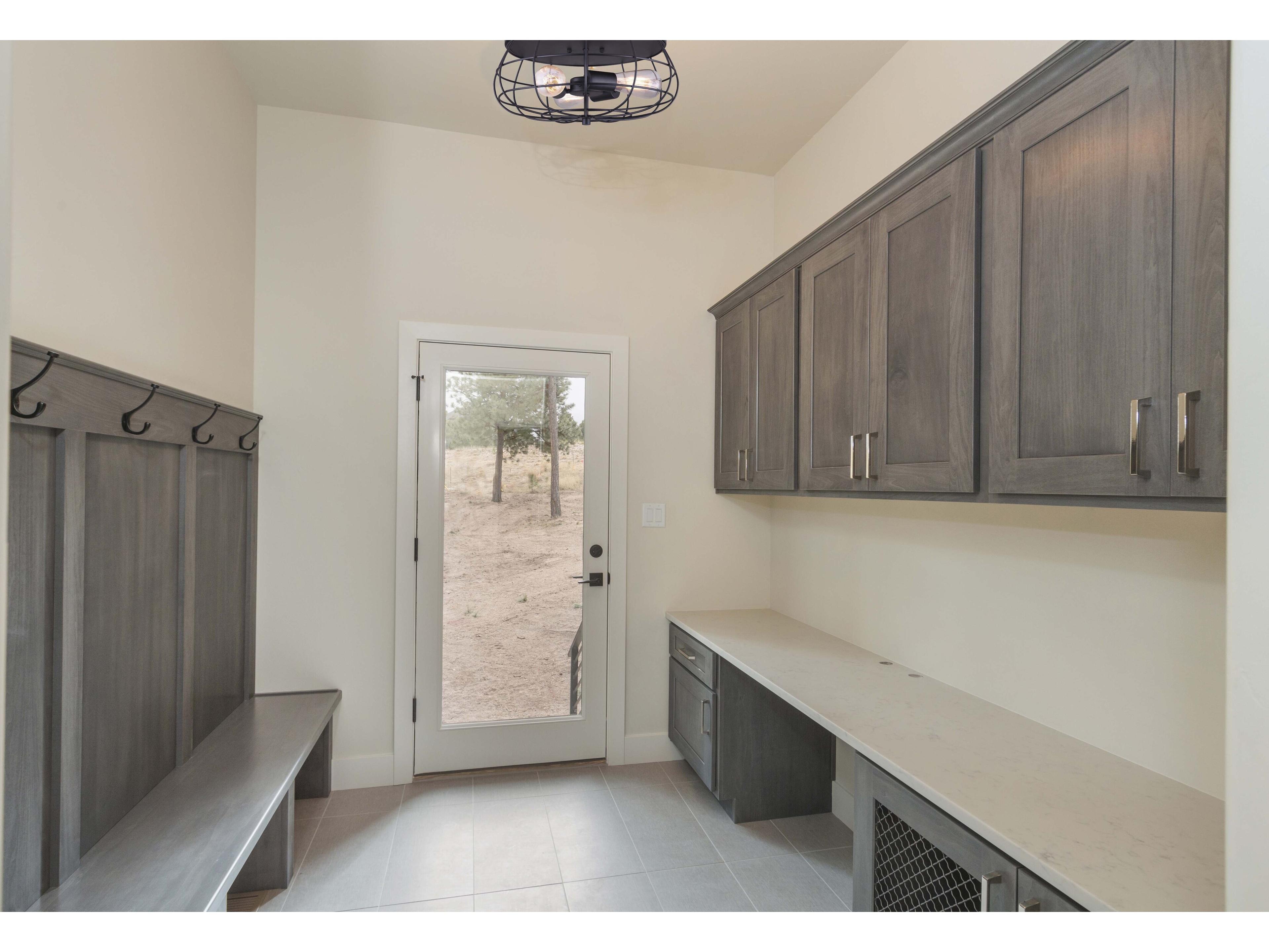 Canarm Flora 3 -light Black Flush Mount