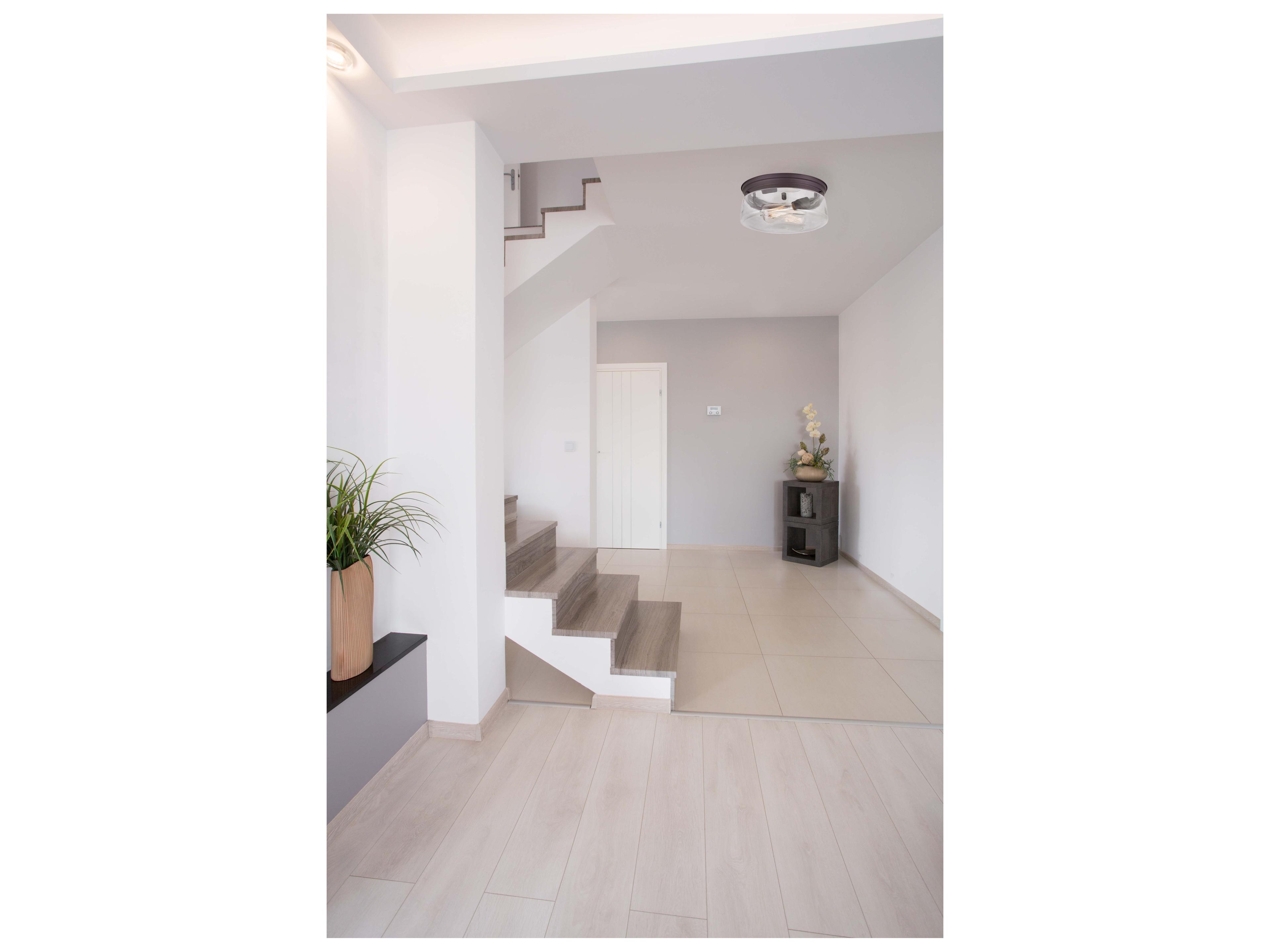 Canarm Albany 2 -light Bronze Bowl Flush Mount