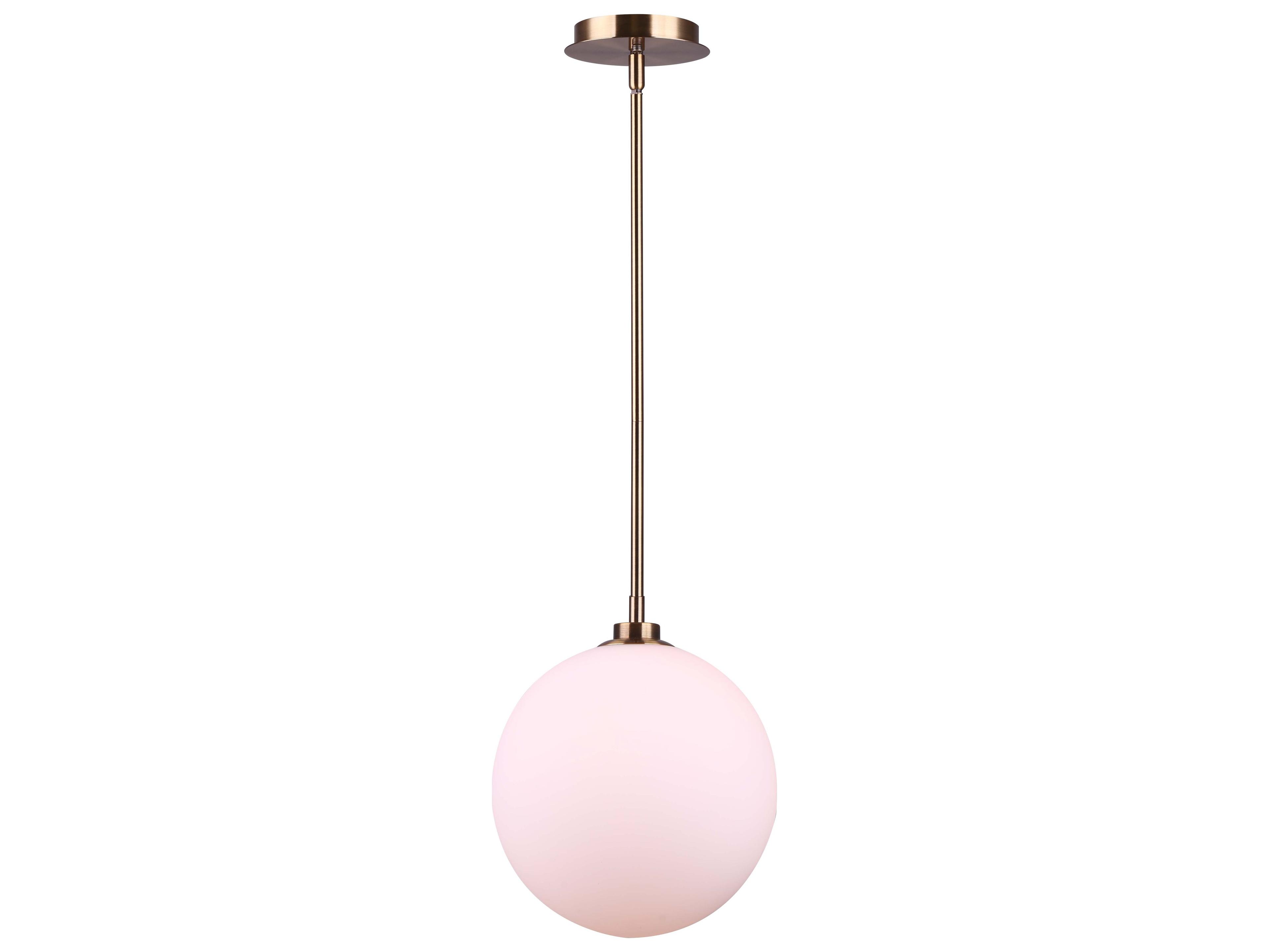 Canarm Simone 1 -light Gold Globe Mini Pendant