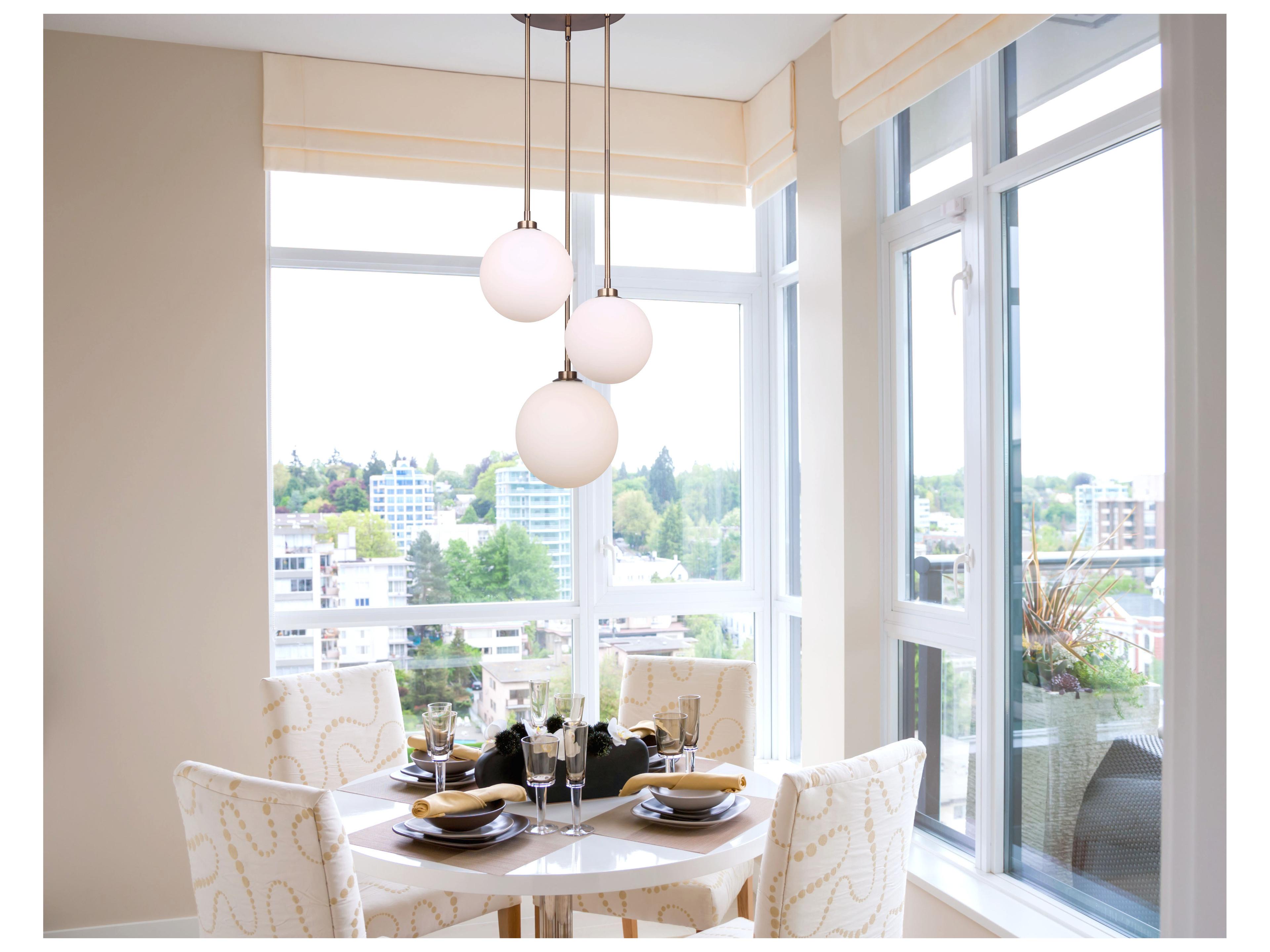 Canarm Simone 3 -light Gold Globe Pendant