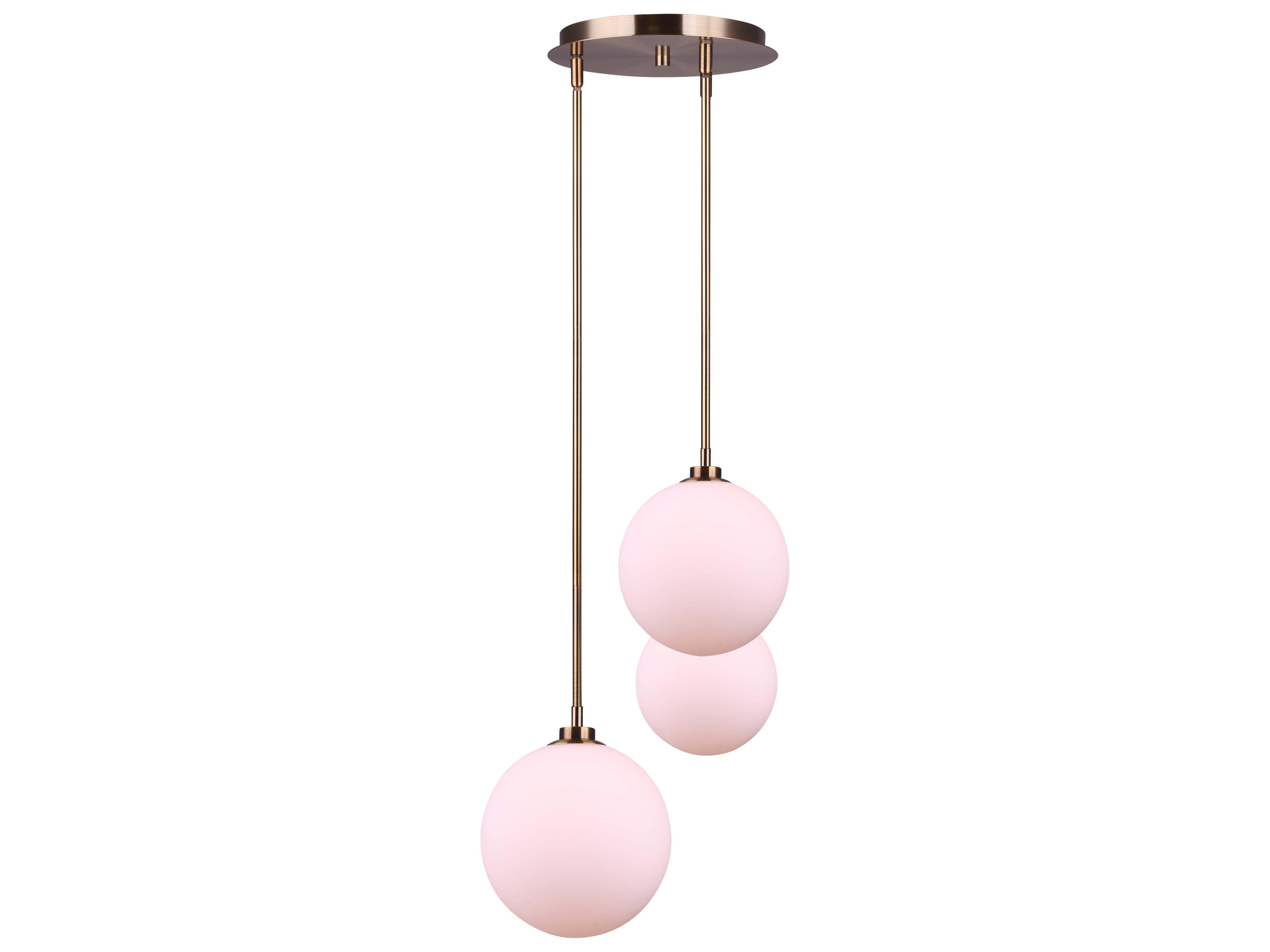 Canarm Simone 3 -light Gold Globe Pendant