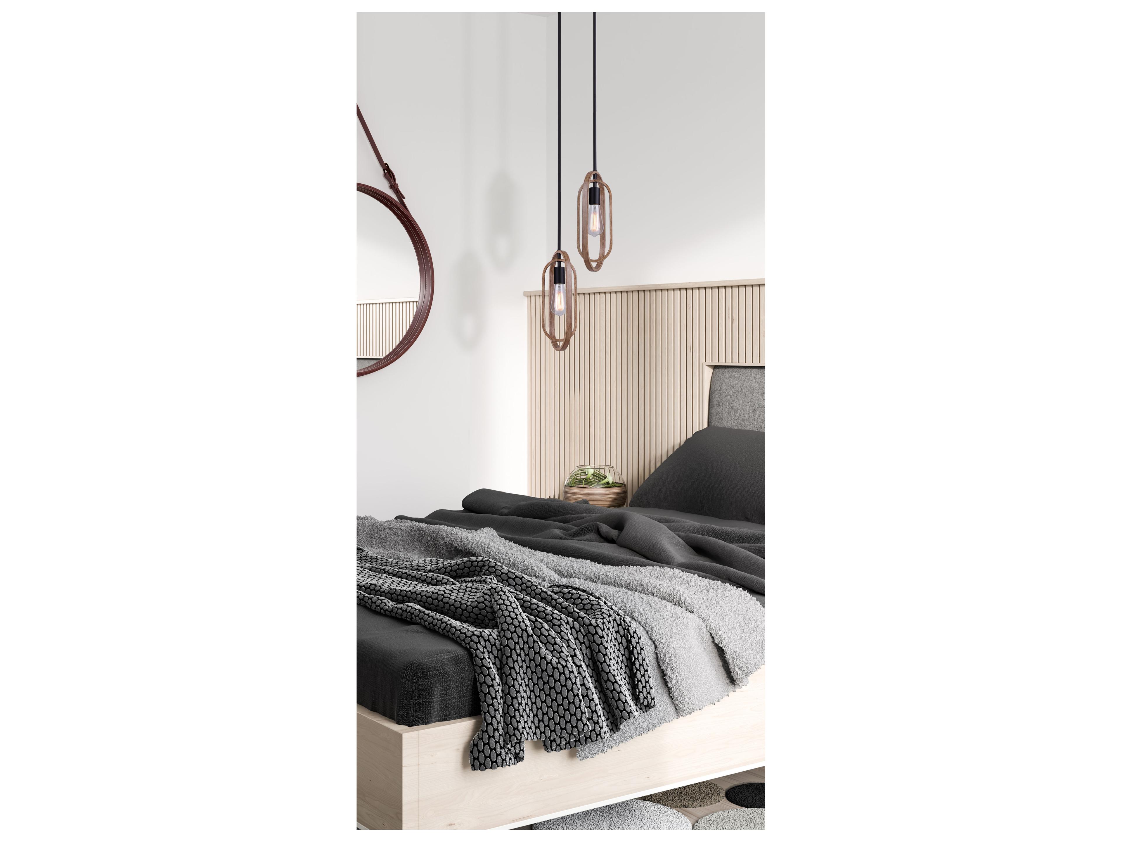 Canarm Dilan 1 -light Black Mini Pendant