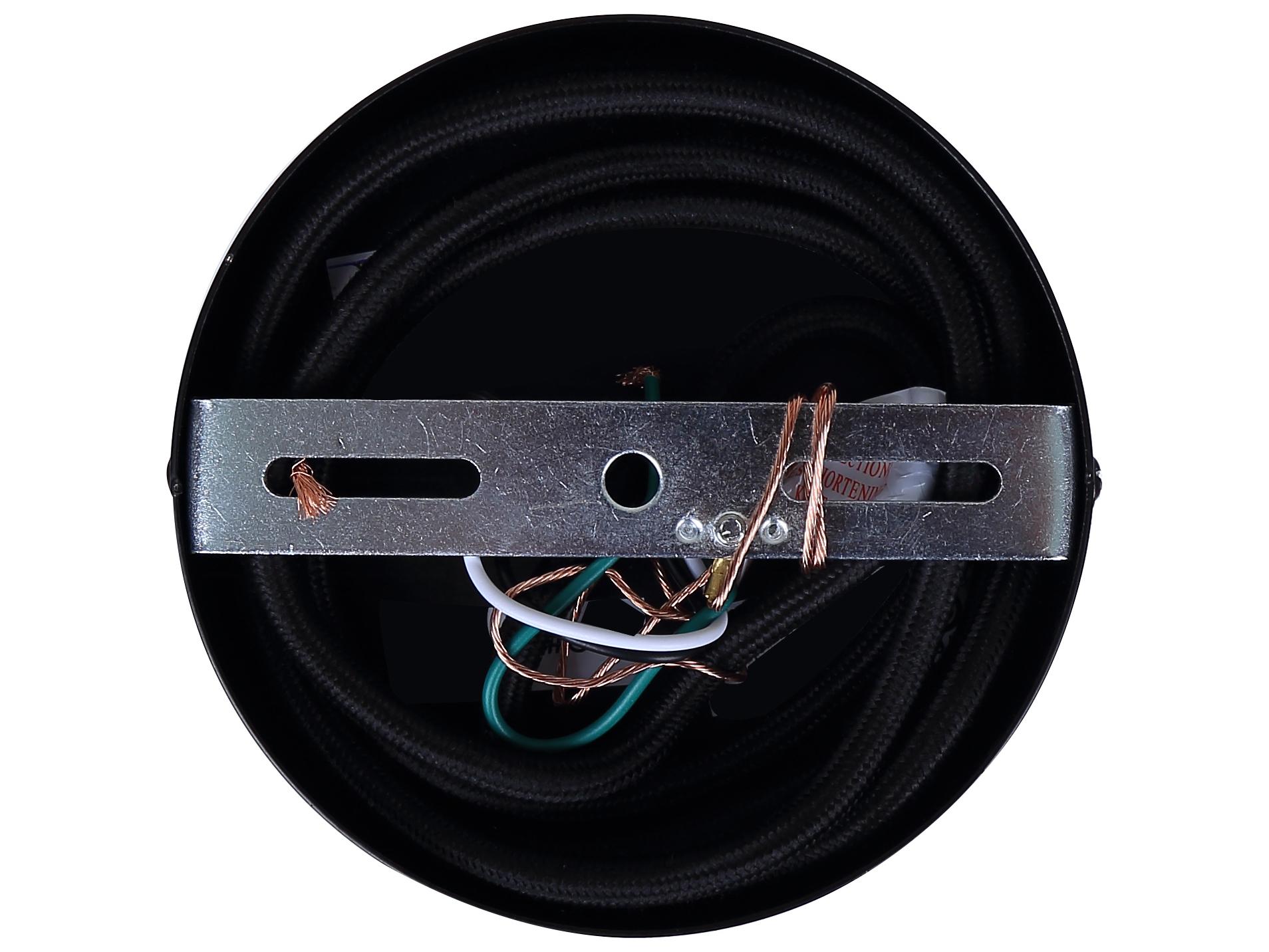 Canarm Pelia 1 -light Black Cylinder Mini Pendant