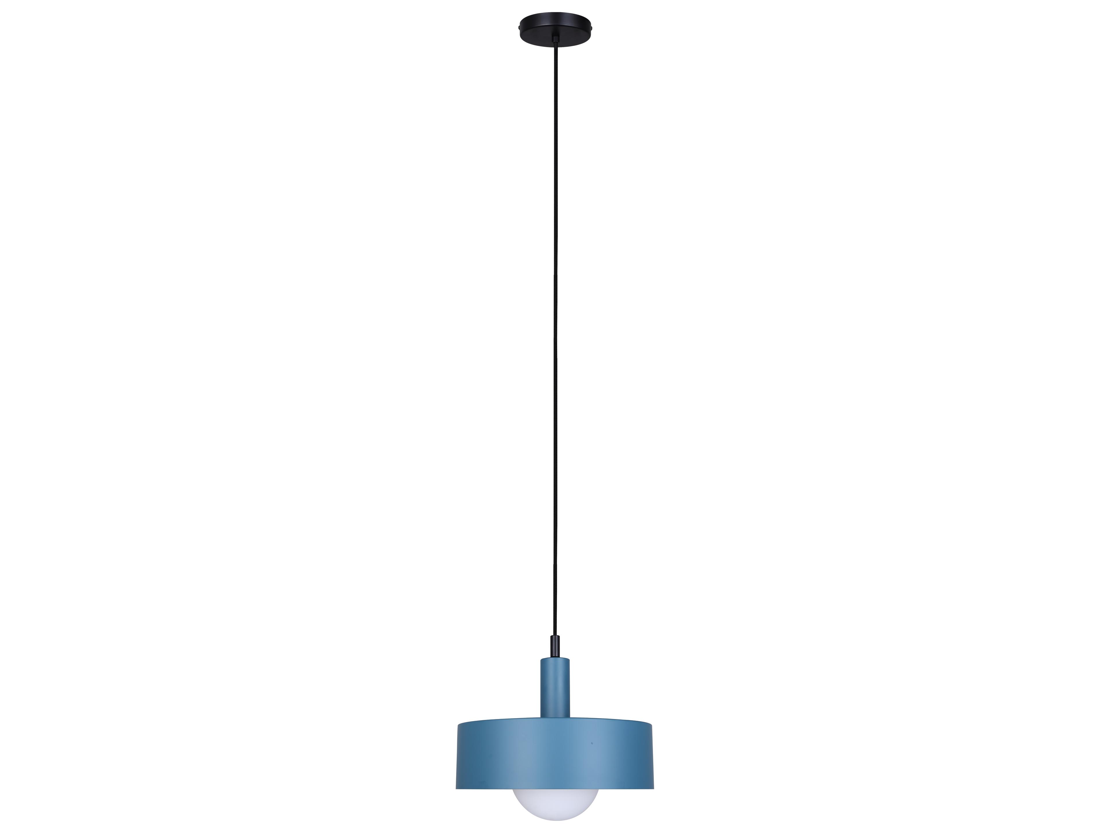 Canarm Daylon 1 -light Blue Drum Mini Pendant