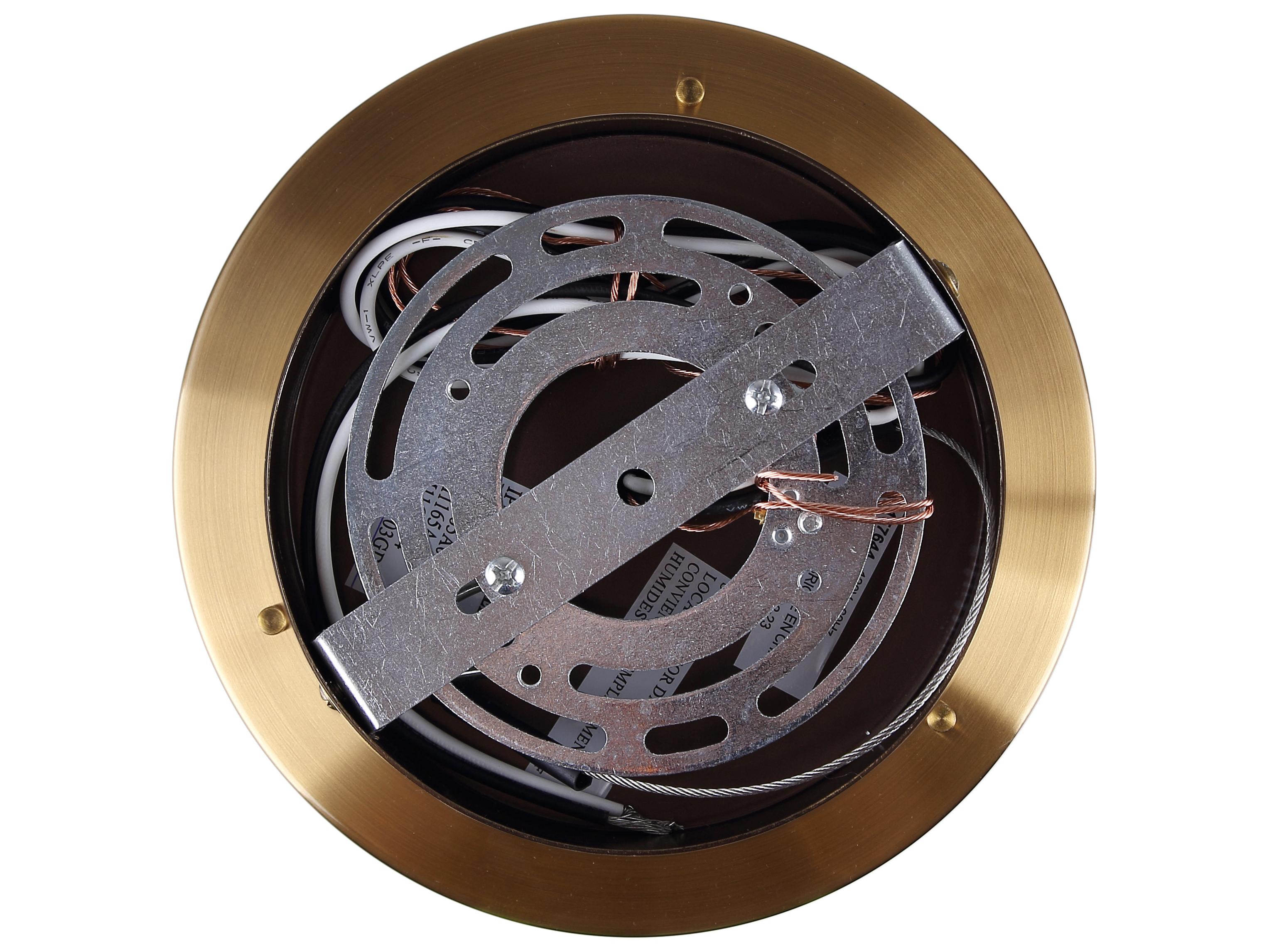 Canarm Kinslea 3 -light Gold Drum Pendant