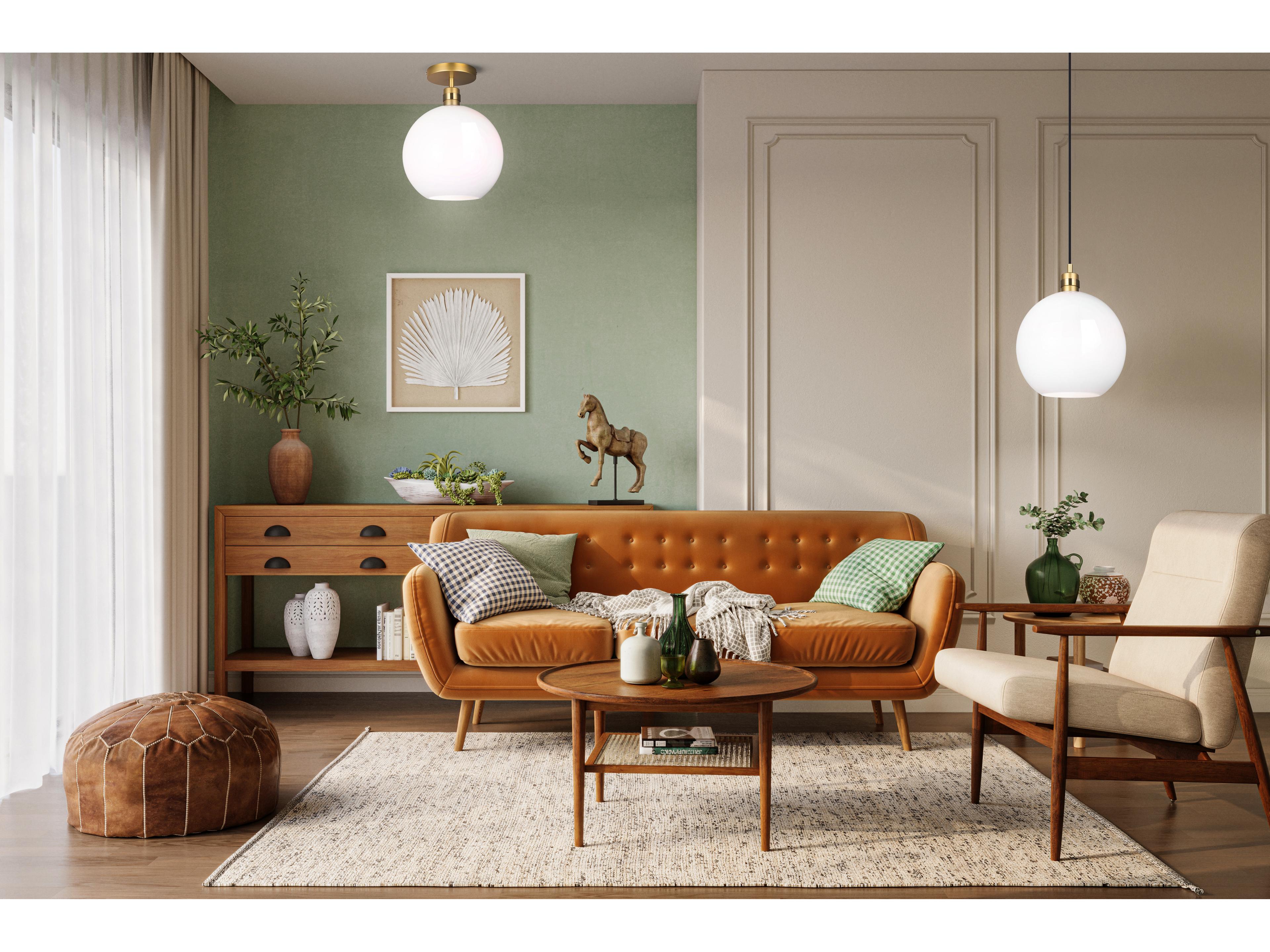 Canarm Monroe 1 -light Gold Globe Mini Pendant