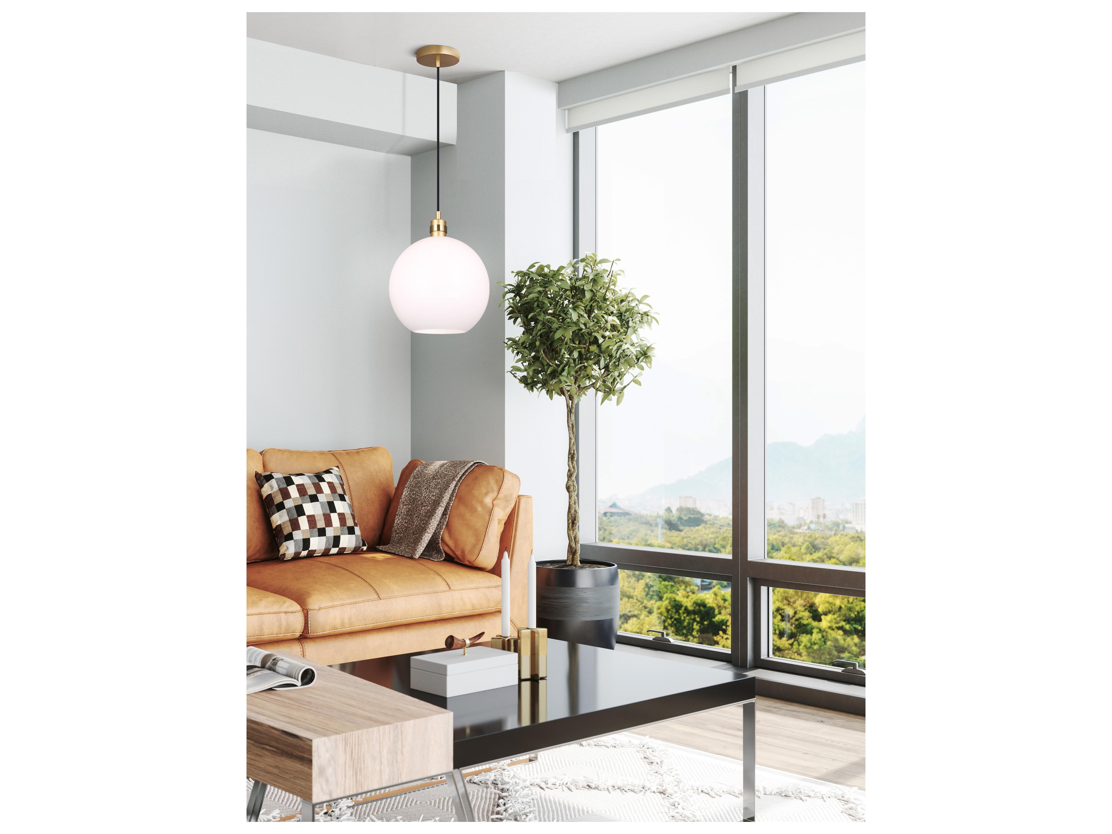 Canarm Monroe 1 -light Gold Globe Mini Pendant