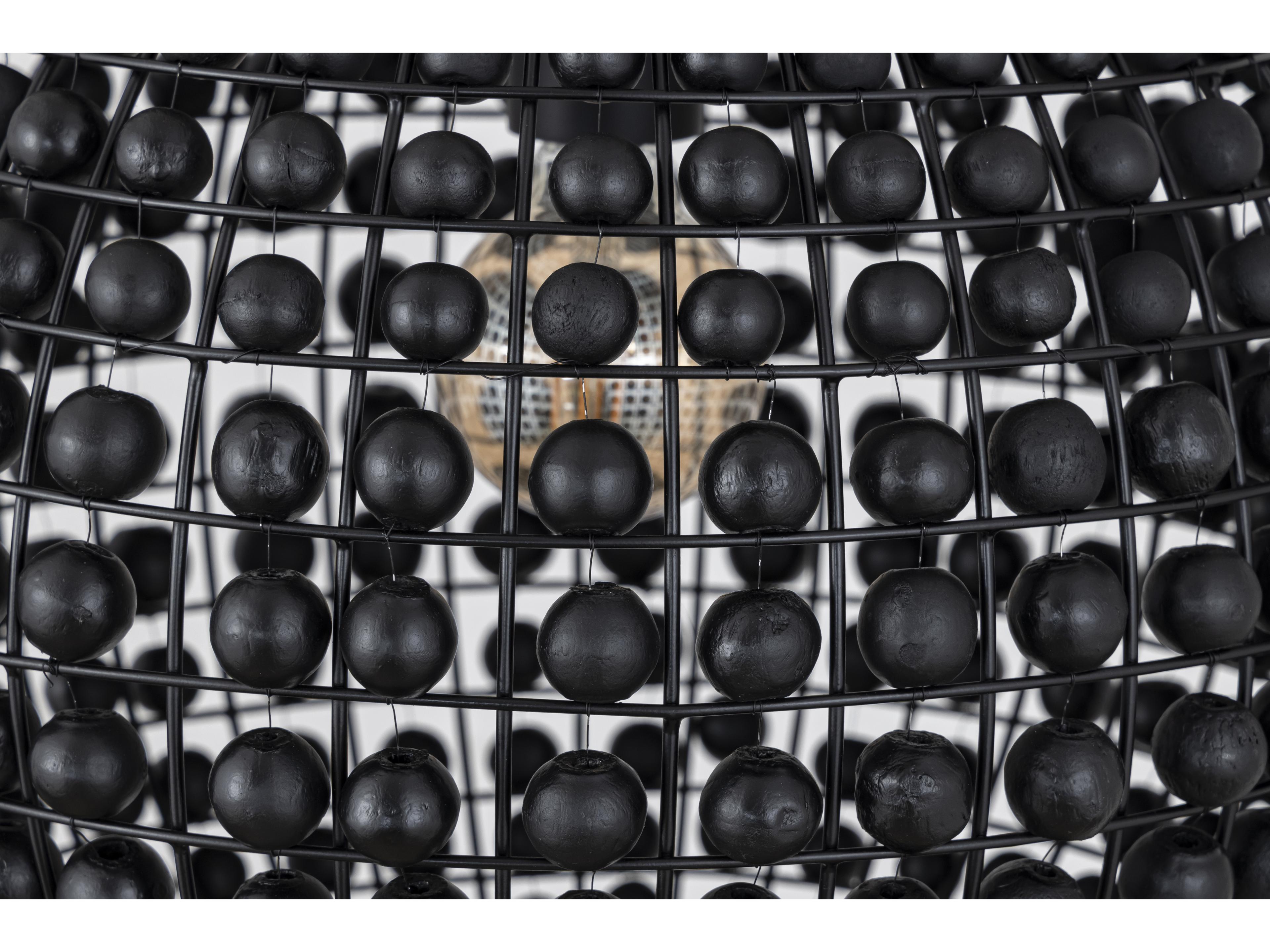 Canarm Burkley 1 -light Black Globe Pendant