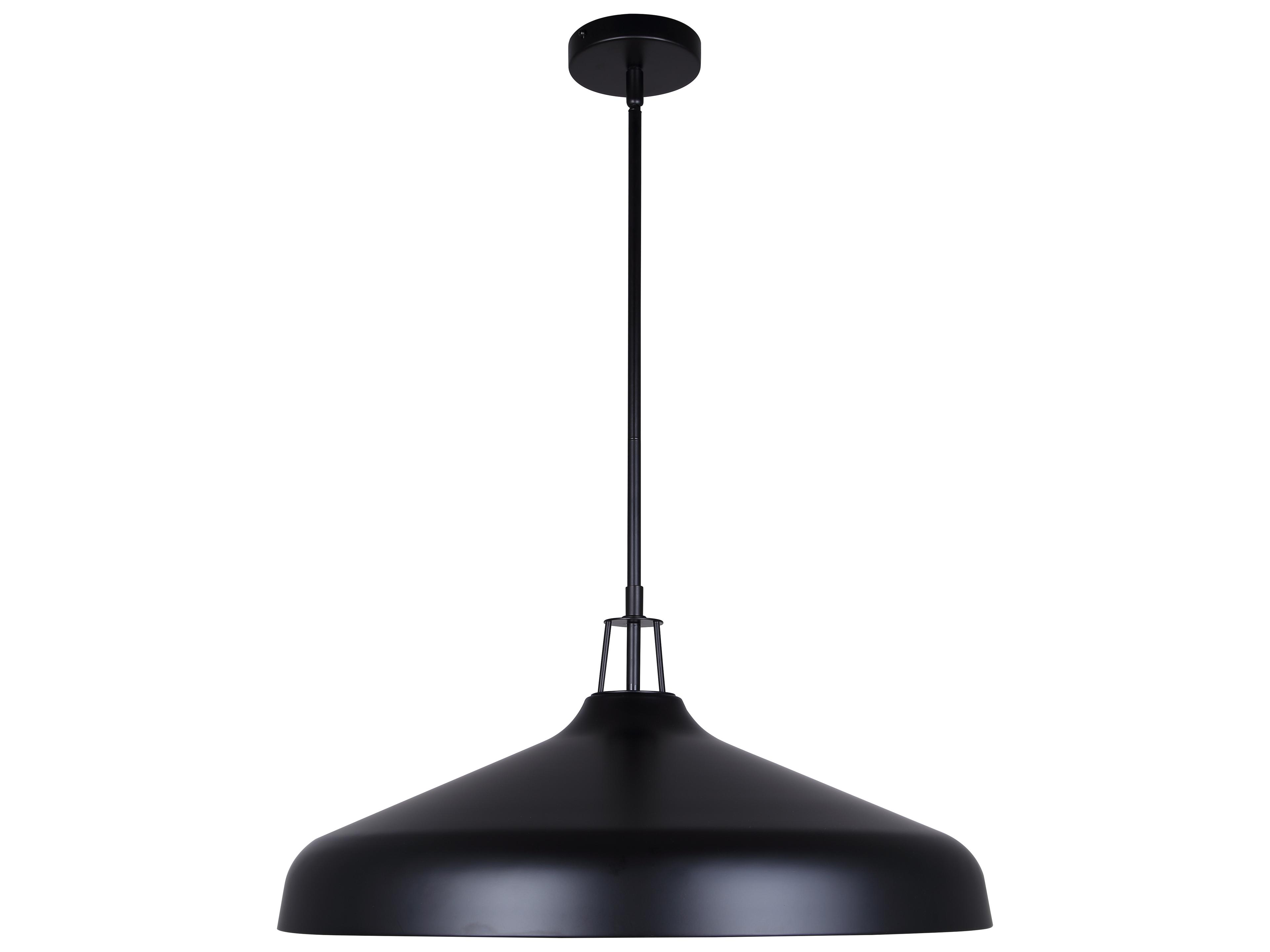 Canarm Holland 4 -light Black Bowl Pendant