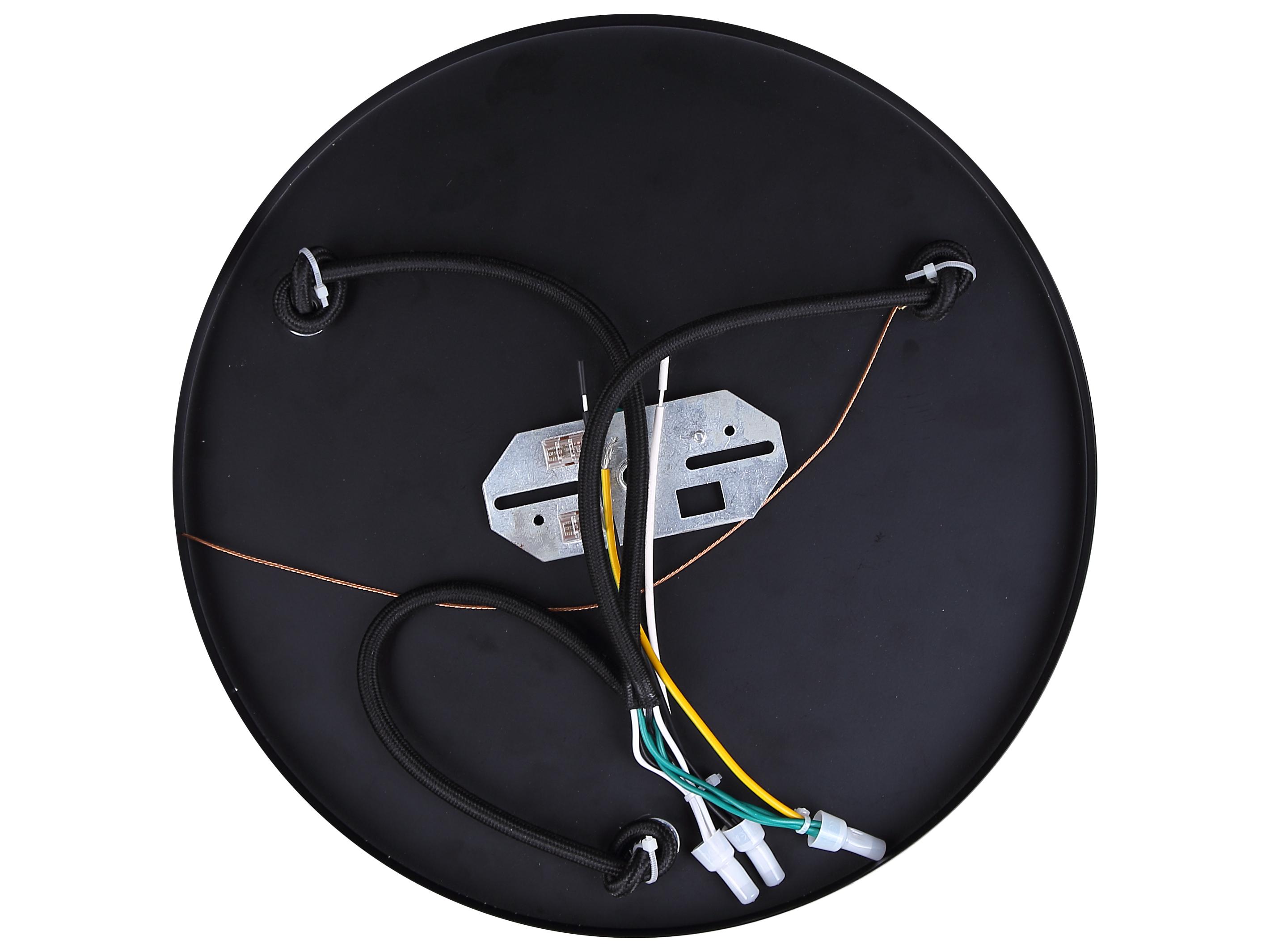 Canarm Cohen 3 -light Black Cylinder Pendant