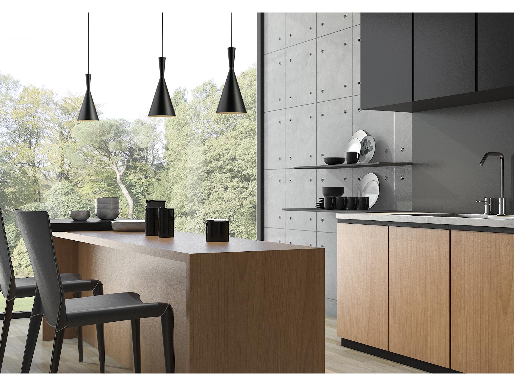 Canarm Rocco 1 -light Black Mini Pendant