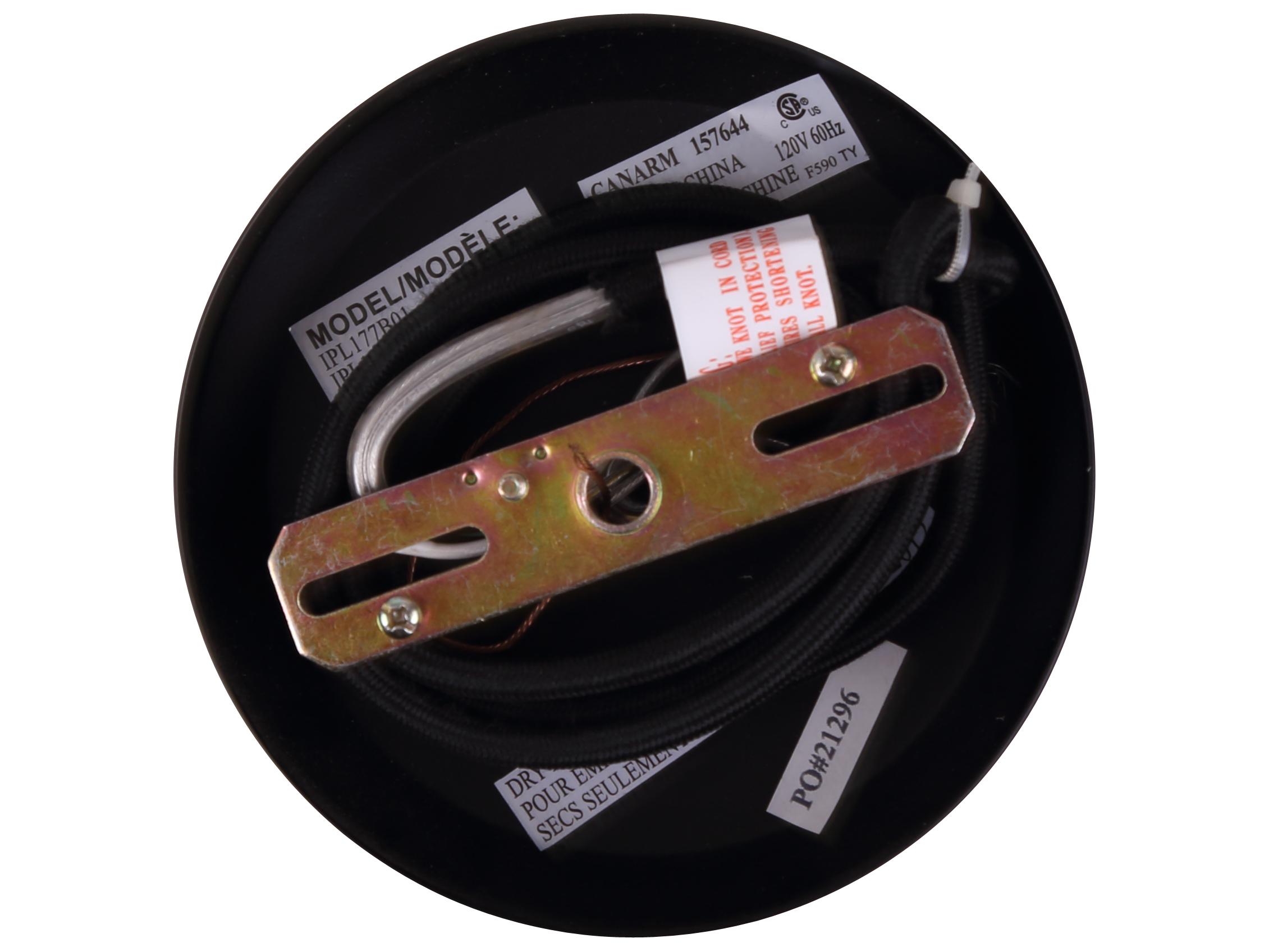 Canarm Rocco 1 -light Black Mini Pendant