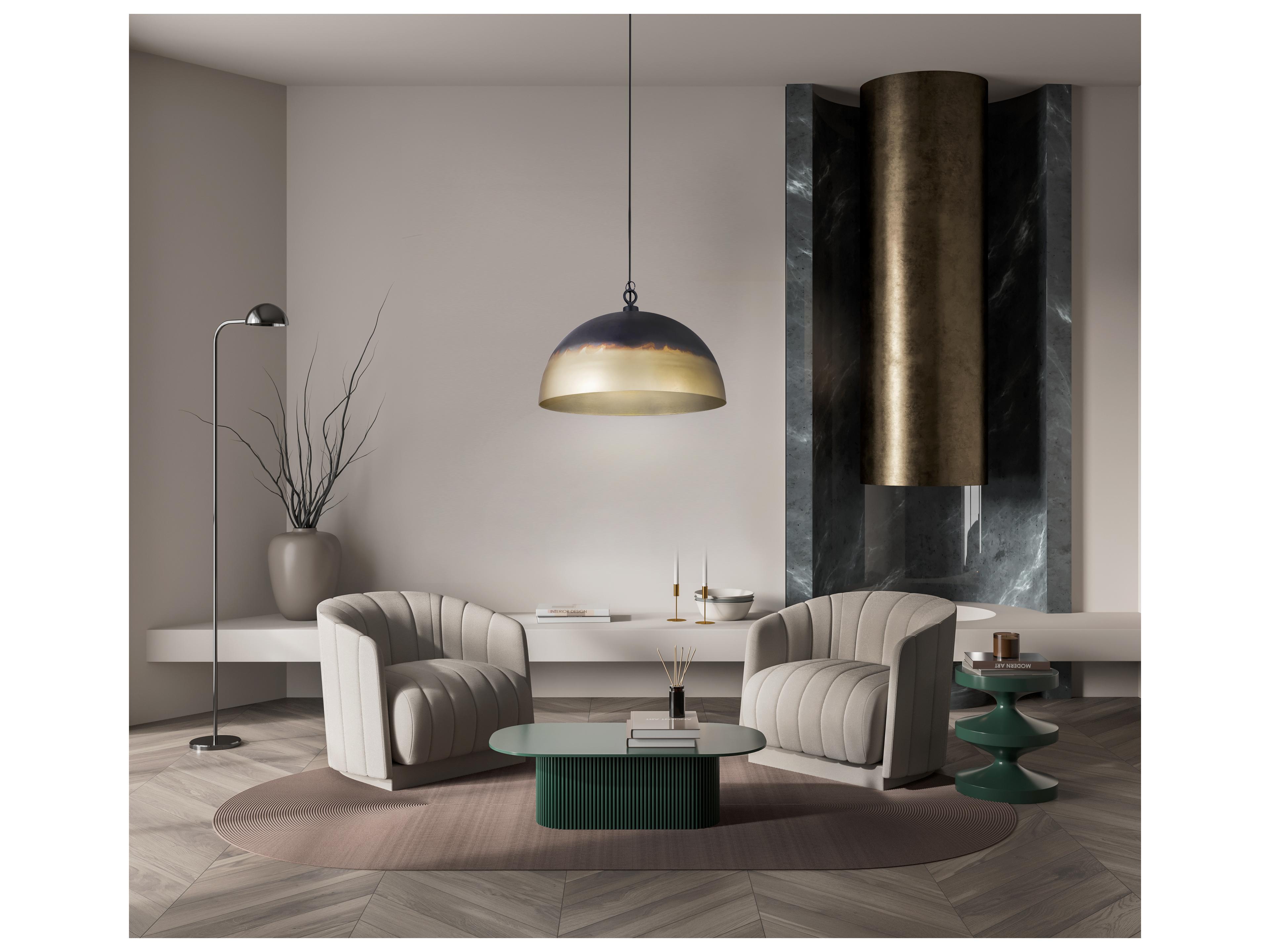 Canarm Partdescription: Jaya 1 -light Black Dome Pendant