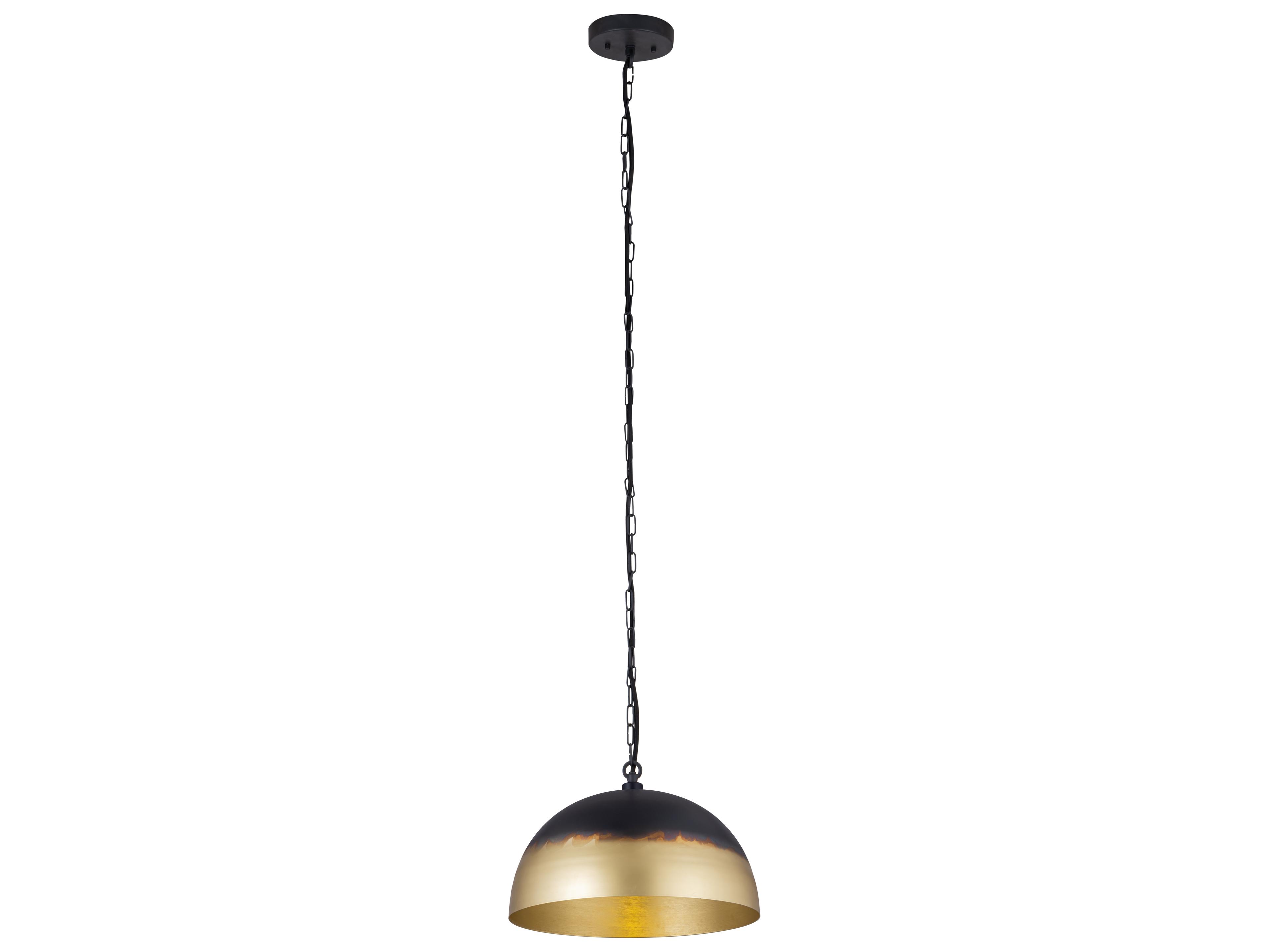 Canarm Partdescription: Jaya 1 -light Black Dome Pendant