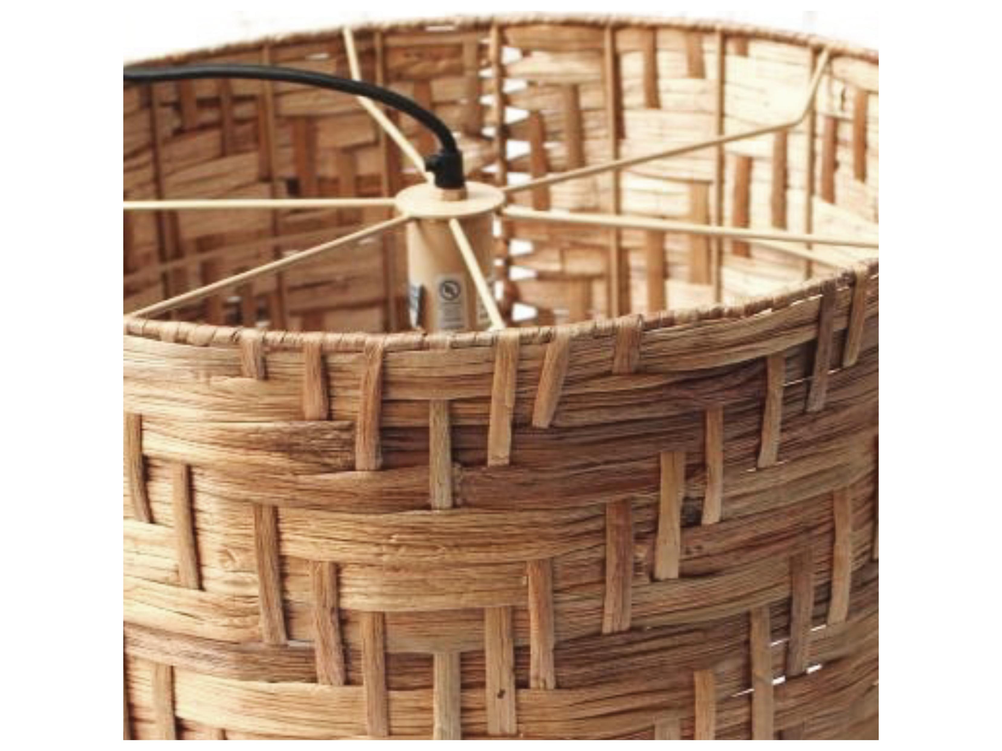 Canarm Siya Wood Drum Pendant