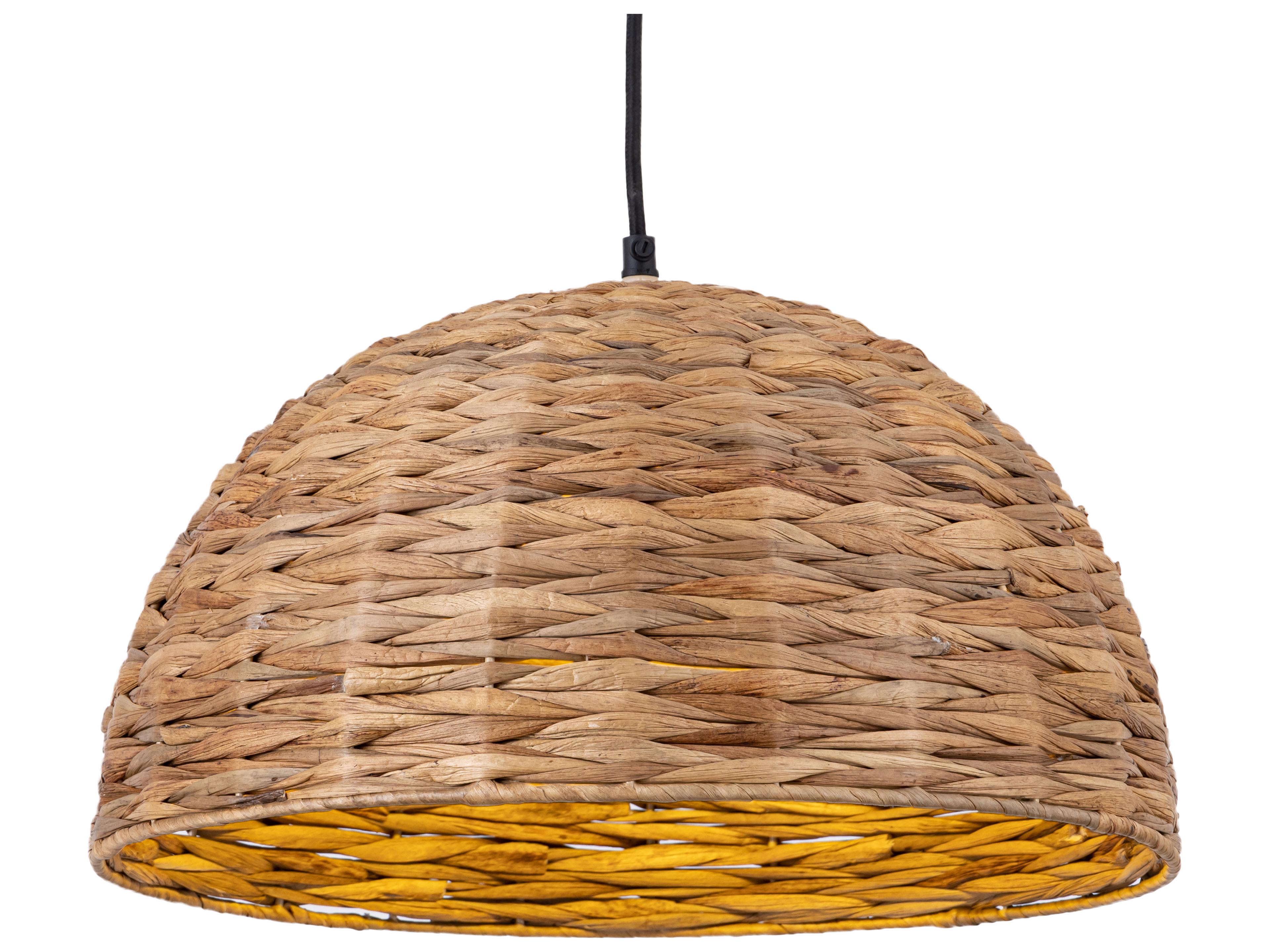 Canarm Kaia 1 -light Brown Dome Pendant