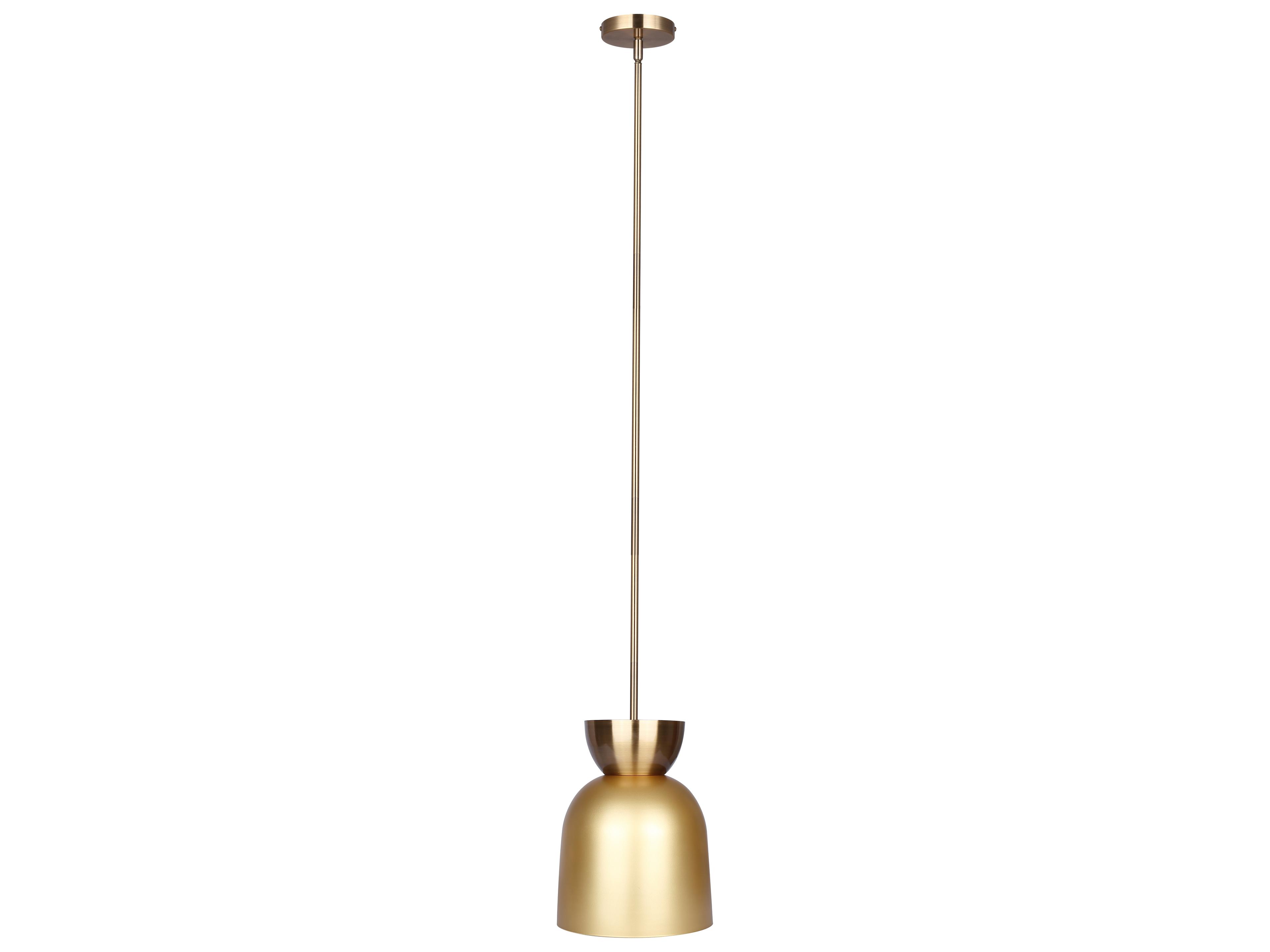 Canarm Aurea 1 -light Gold Bell Mini Pendant