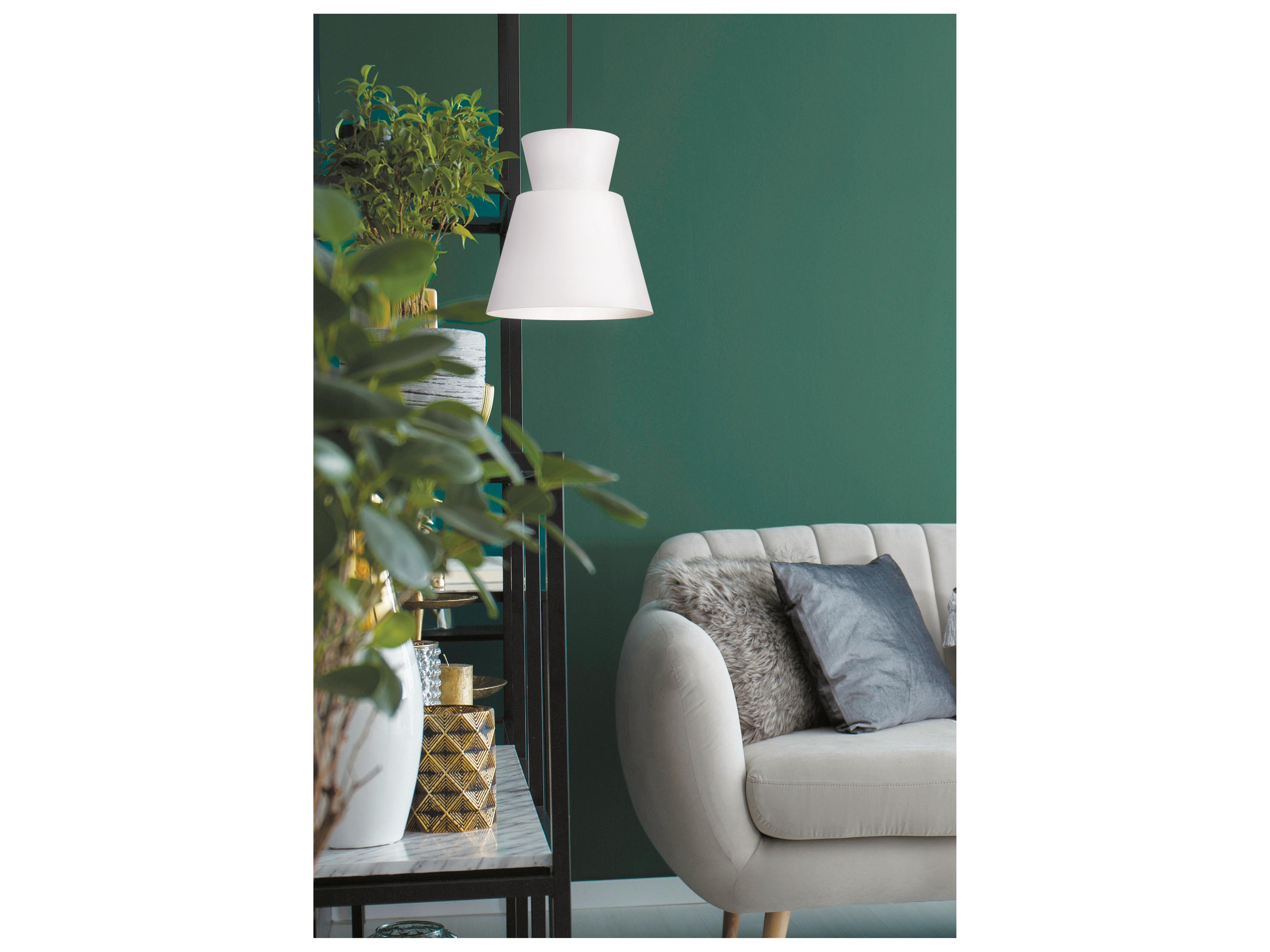 Canarm Arbella 1 -light White Bell Mini Pendant