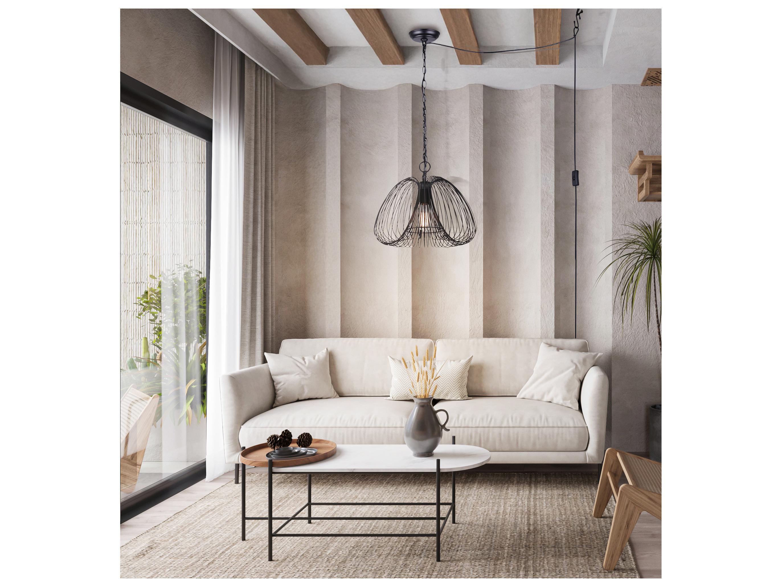 Canarm Stockholm 1 -light Black Pendant