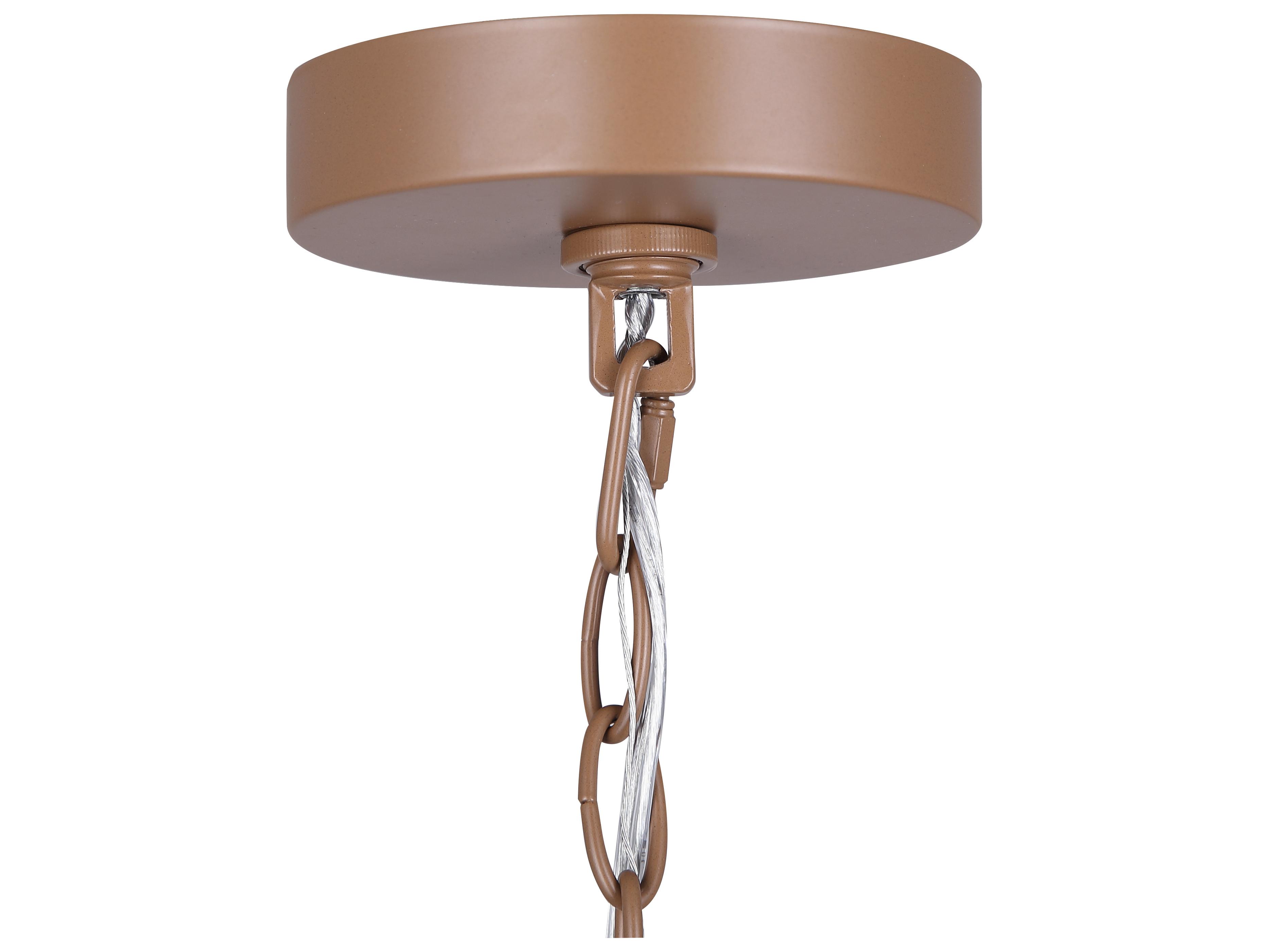 Canarm Aura 3 -light Brown Pendant