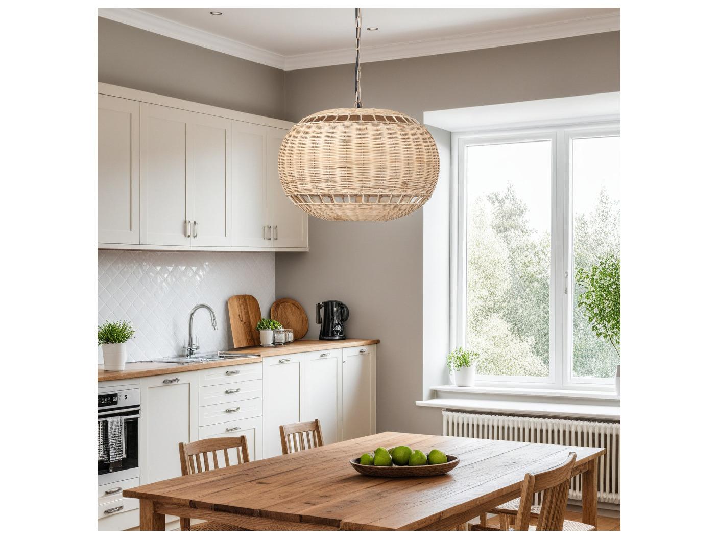 Canarm Sidney 3 -light Brown Globe Pendant