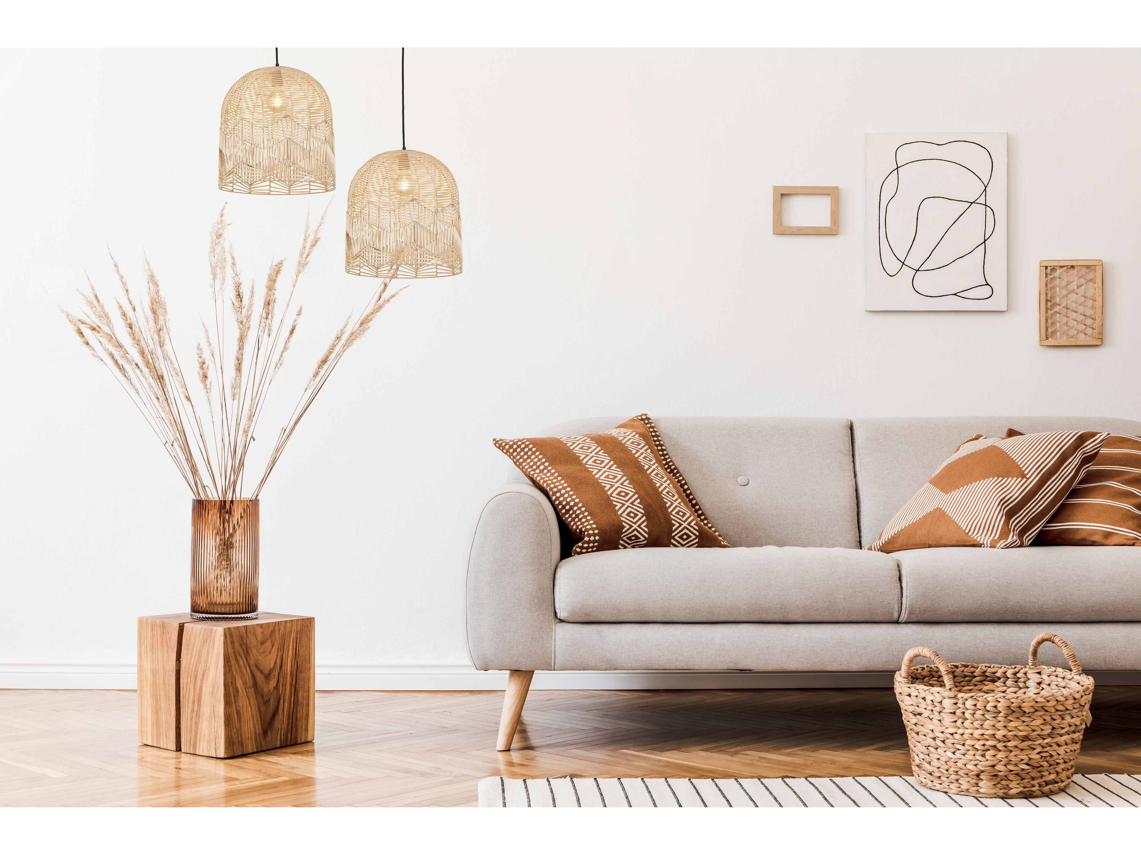 Canarm Indy 1 -light Brown Bell Pendant