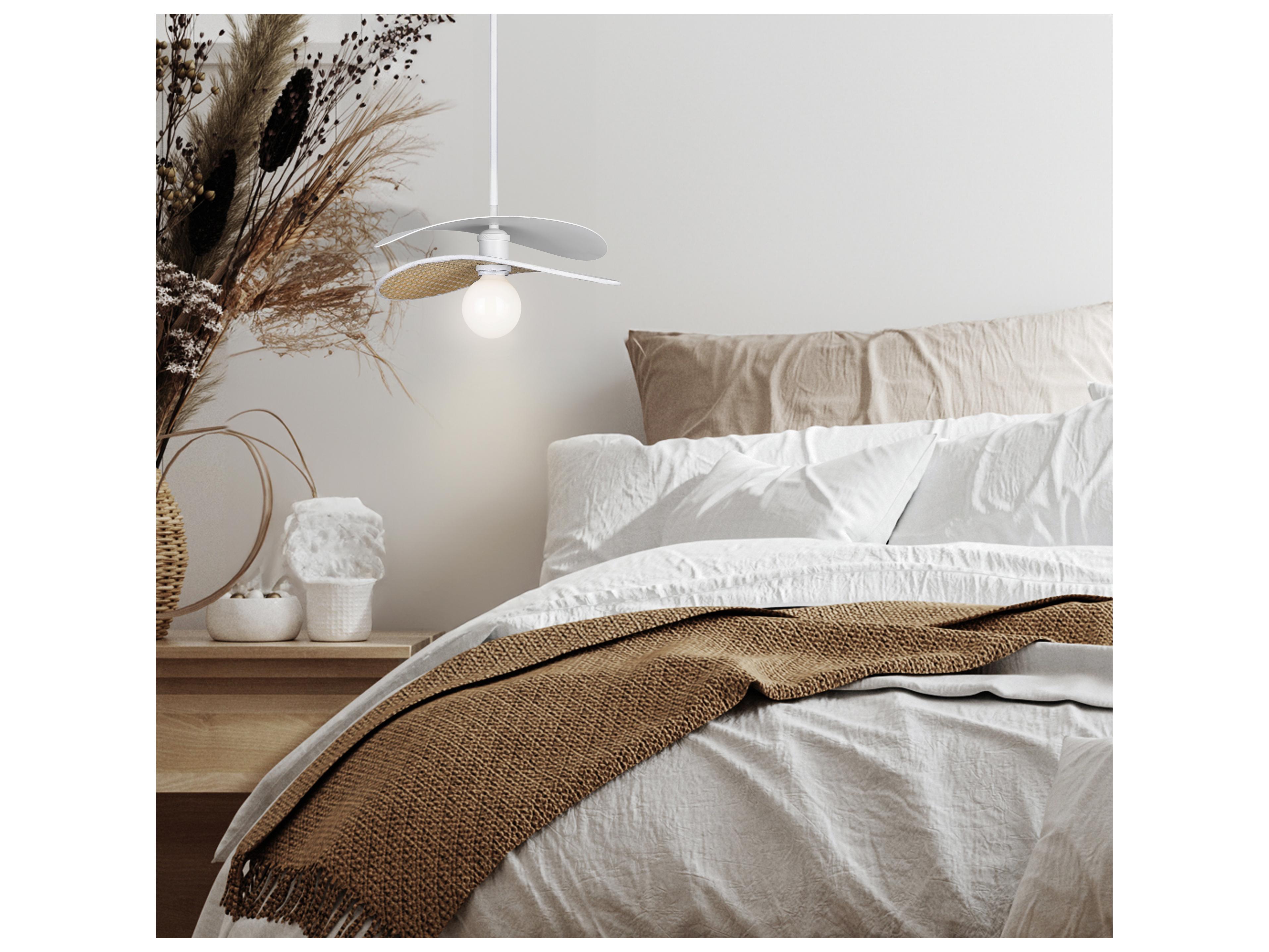 Canarm Elodie 1 -light White Pendant