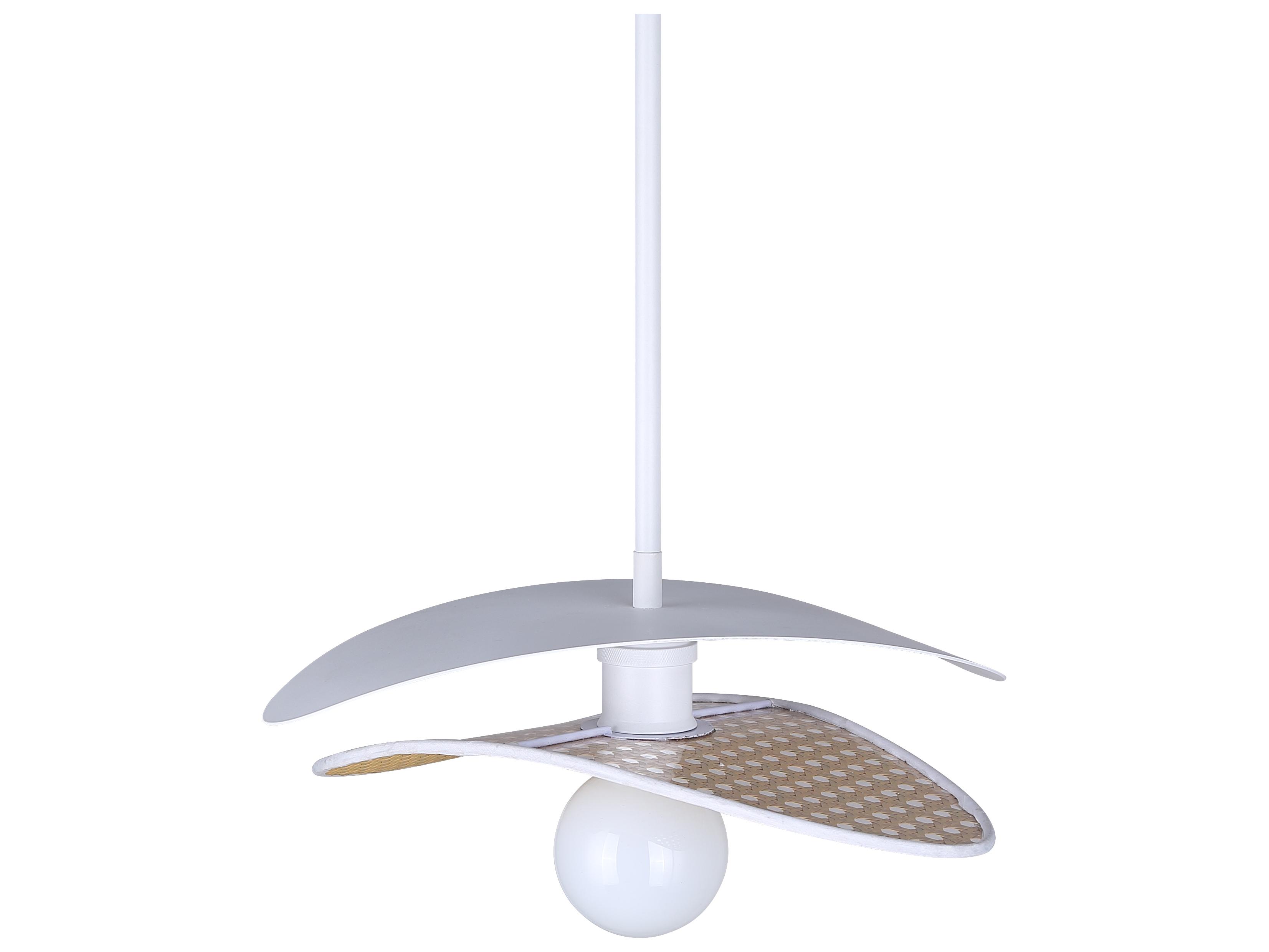 Canarm Elodie 1 -light White Pendant