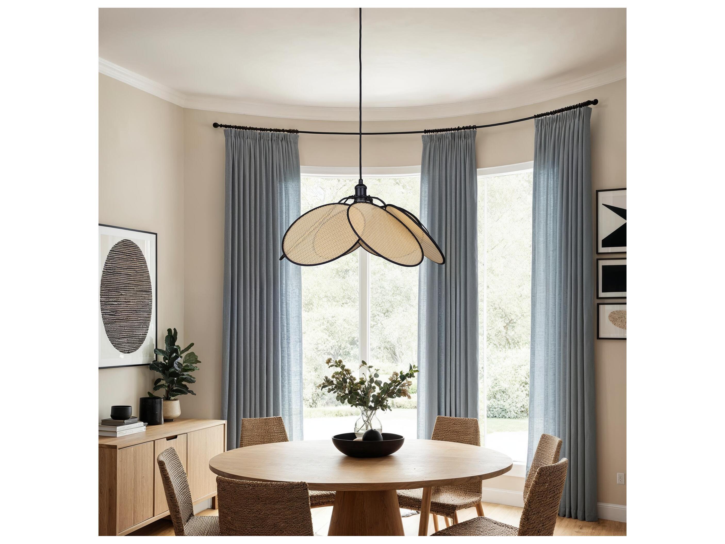 Canarm Madison 1 -light Black Round Pendant