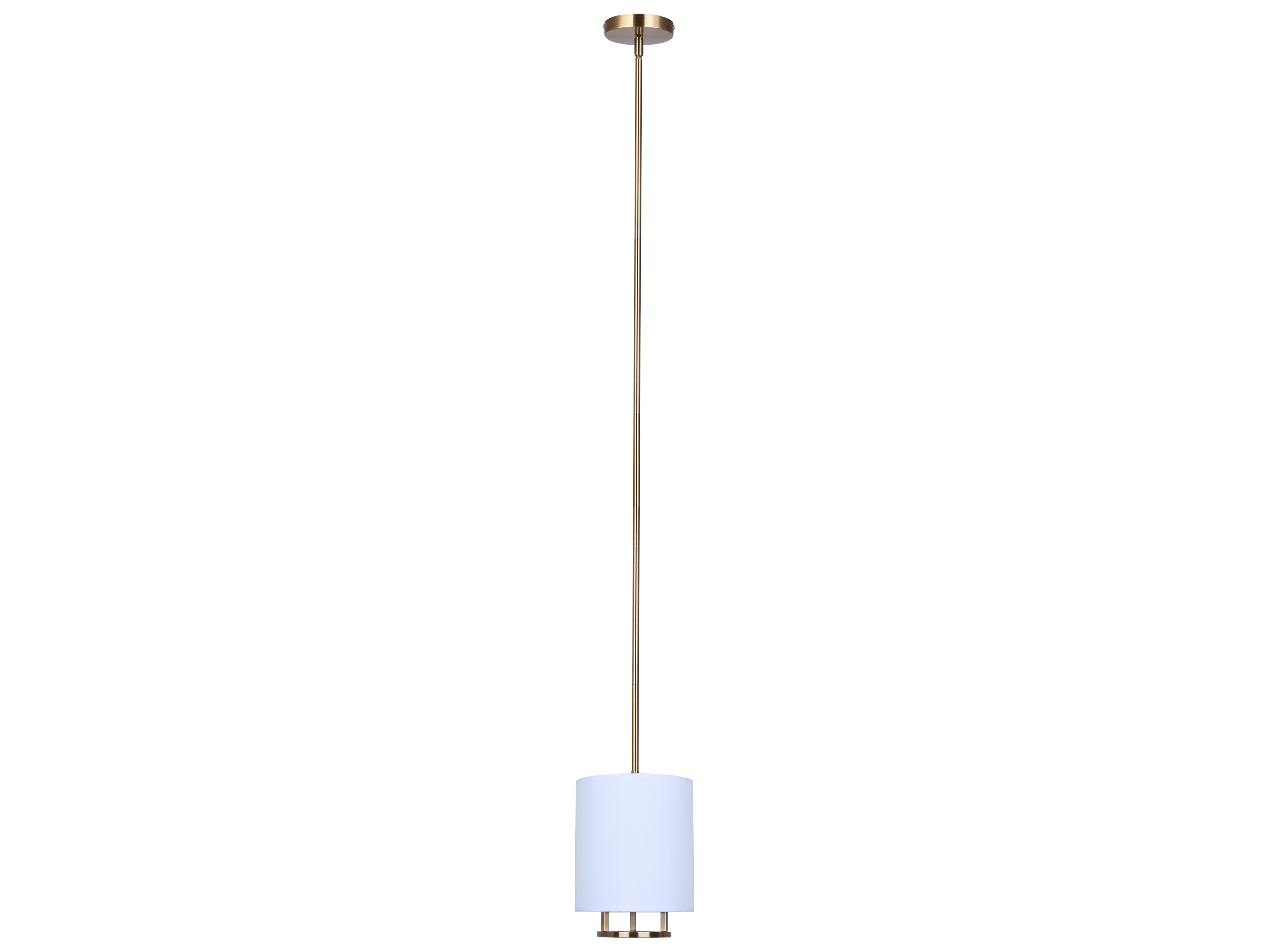 Canarm Bonnie 1 -light Gold Drum Mini Pendant