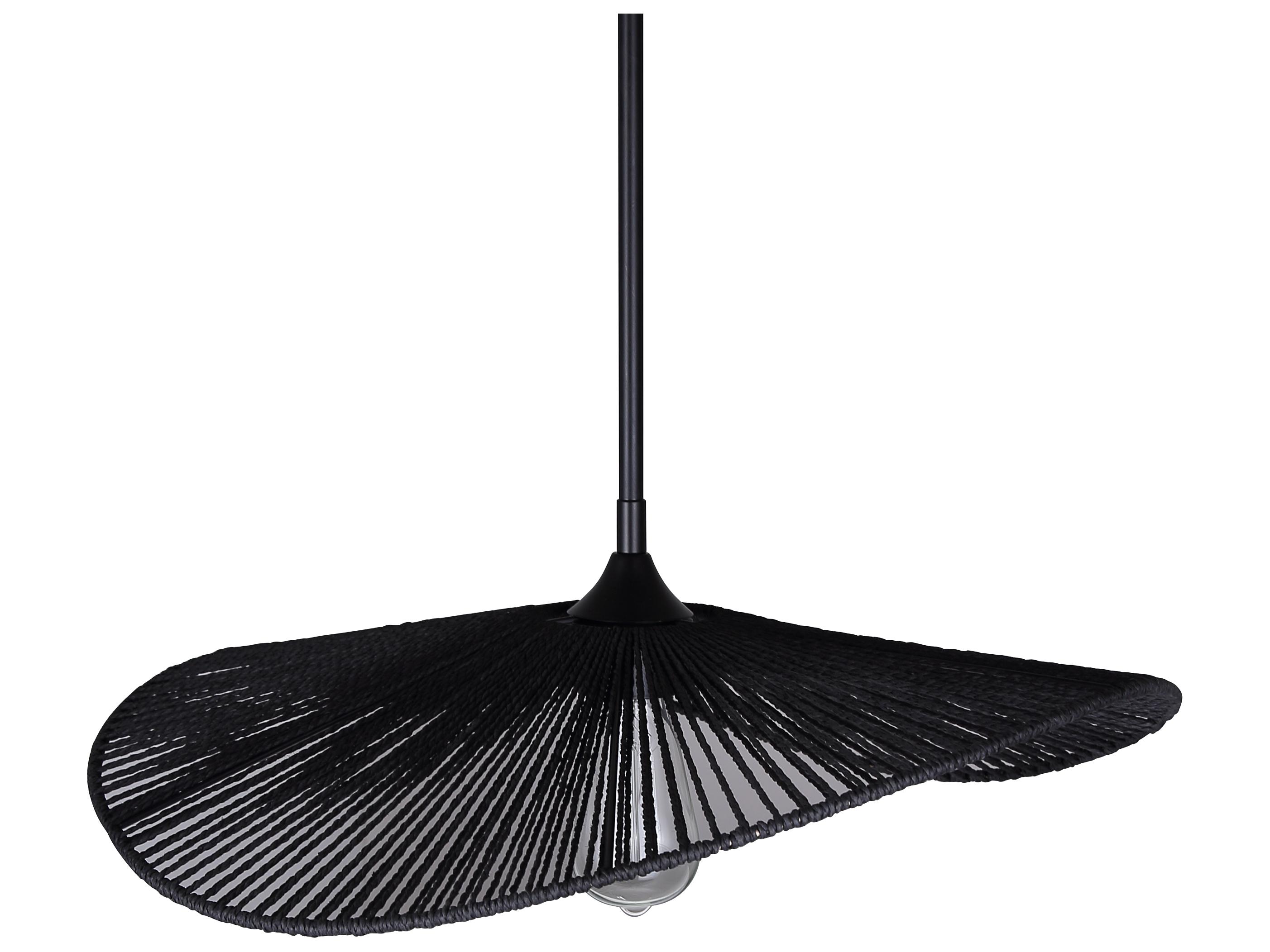 Canarm Georgia 1 -light Black Geometric Pendant