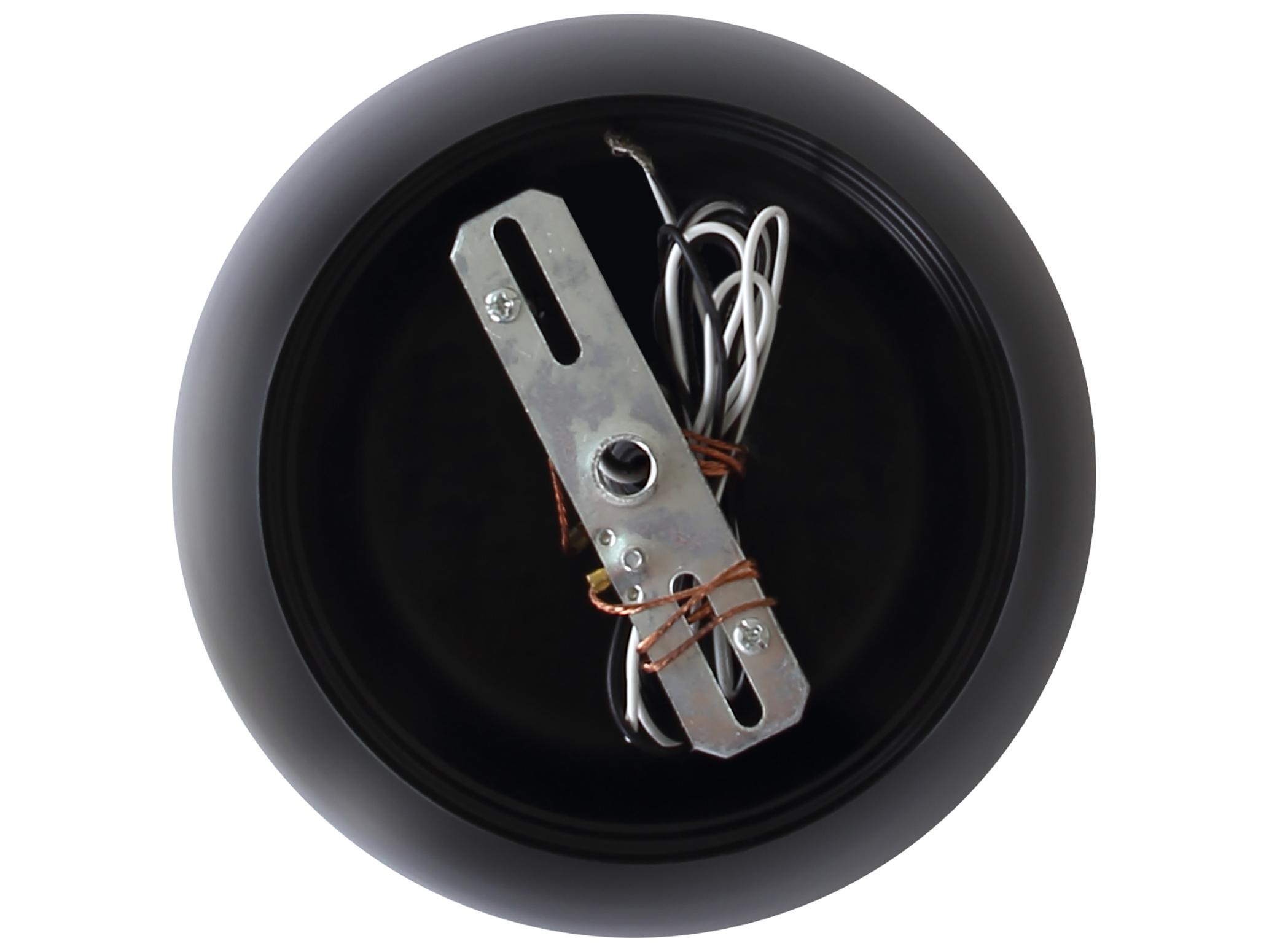Canarm Polo 1 -light Black Dome Pendant