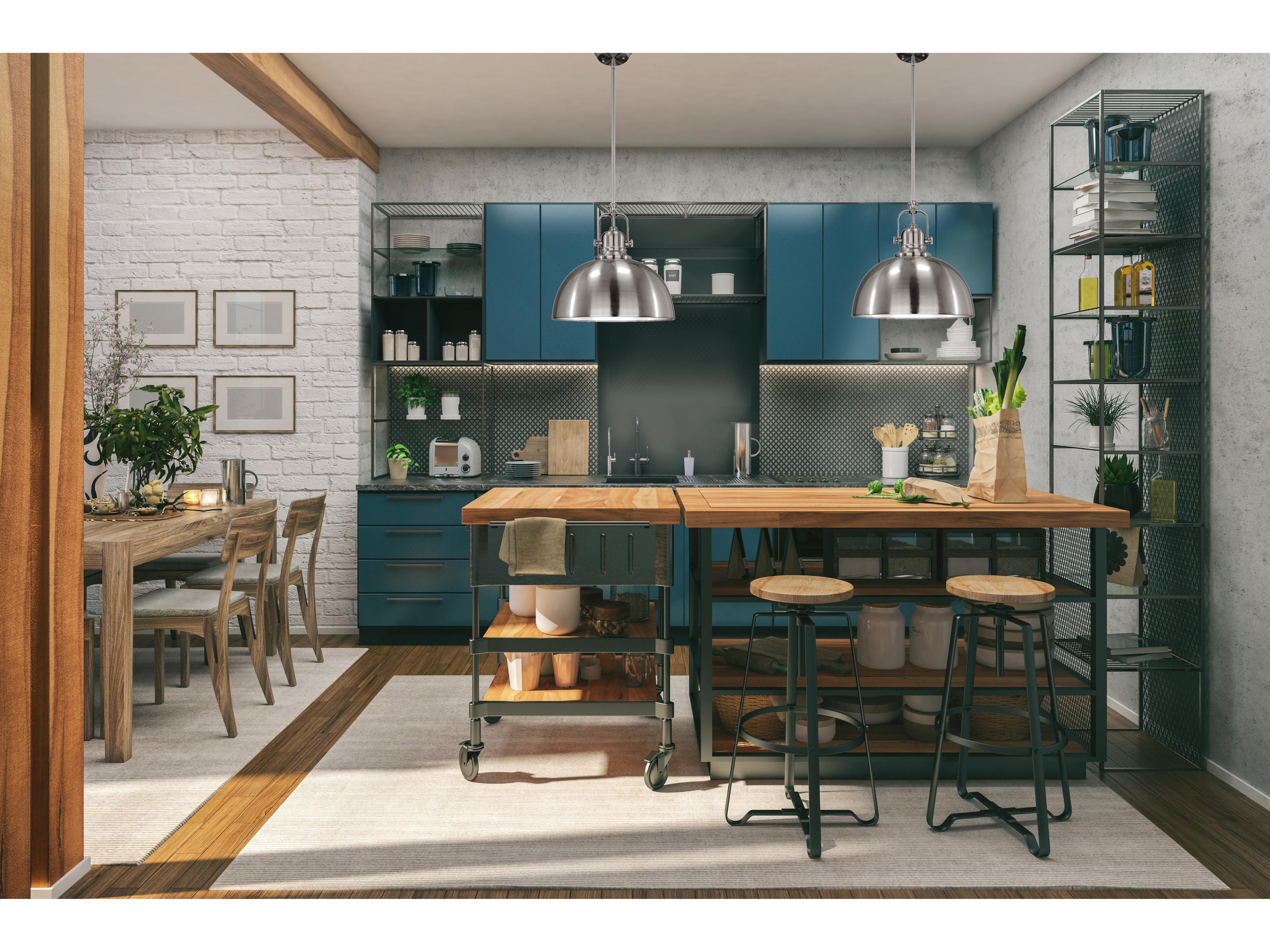 Canarm Polo 1 -light Nickel Bowl Mini Pendant