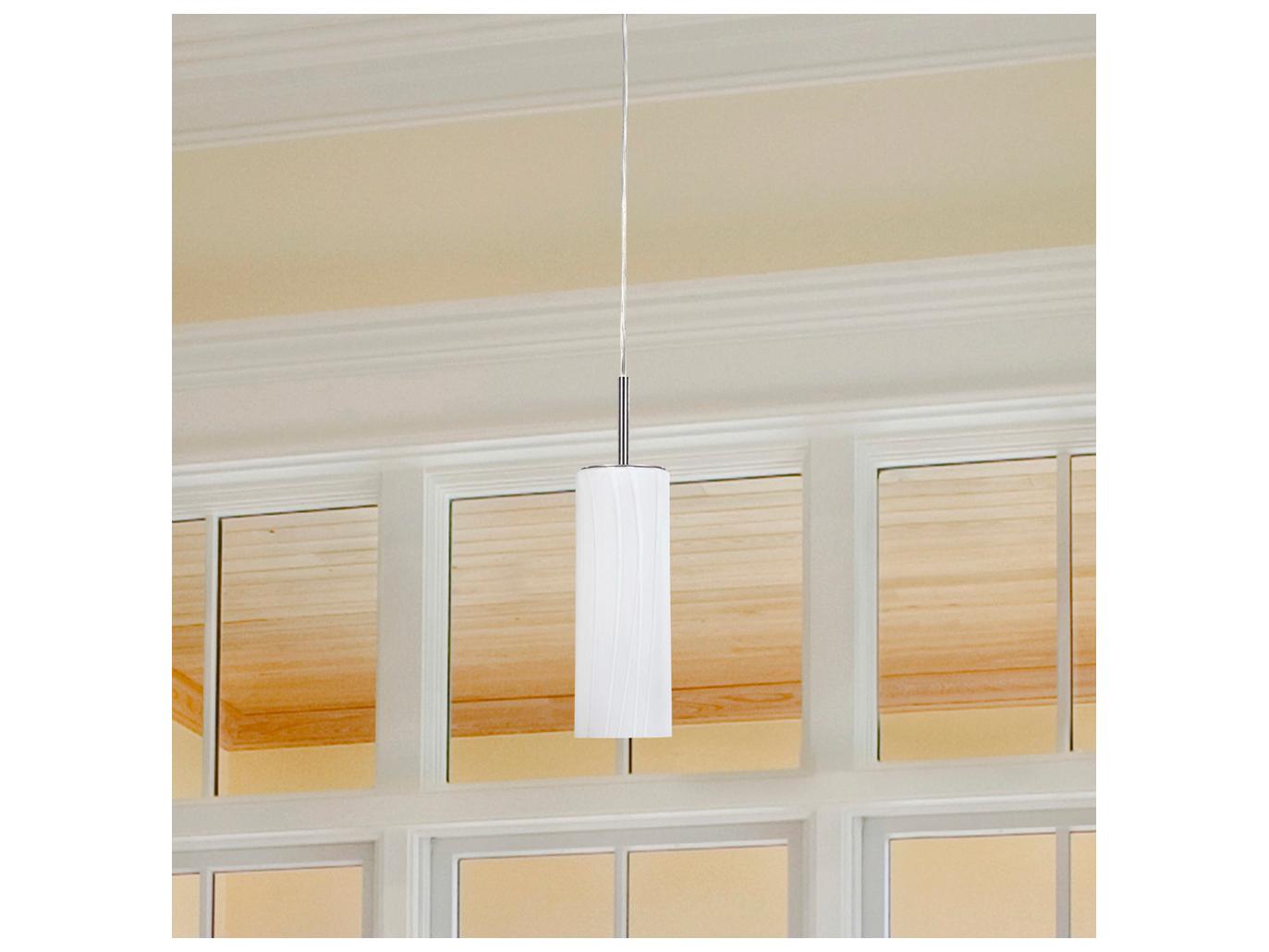 Canarm Helena 1 -light Pewter Cylinder Mini Pendant